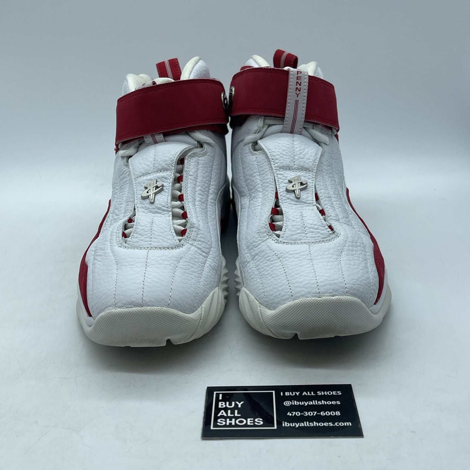 Size 11 - 2005 Vintage Nike Air Max Penny IV Hardaway white red (CV7562-300)