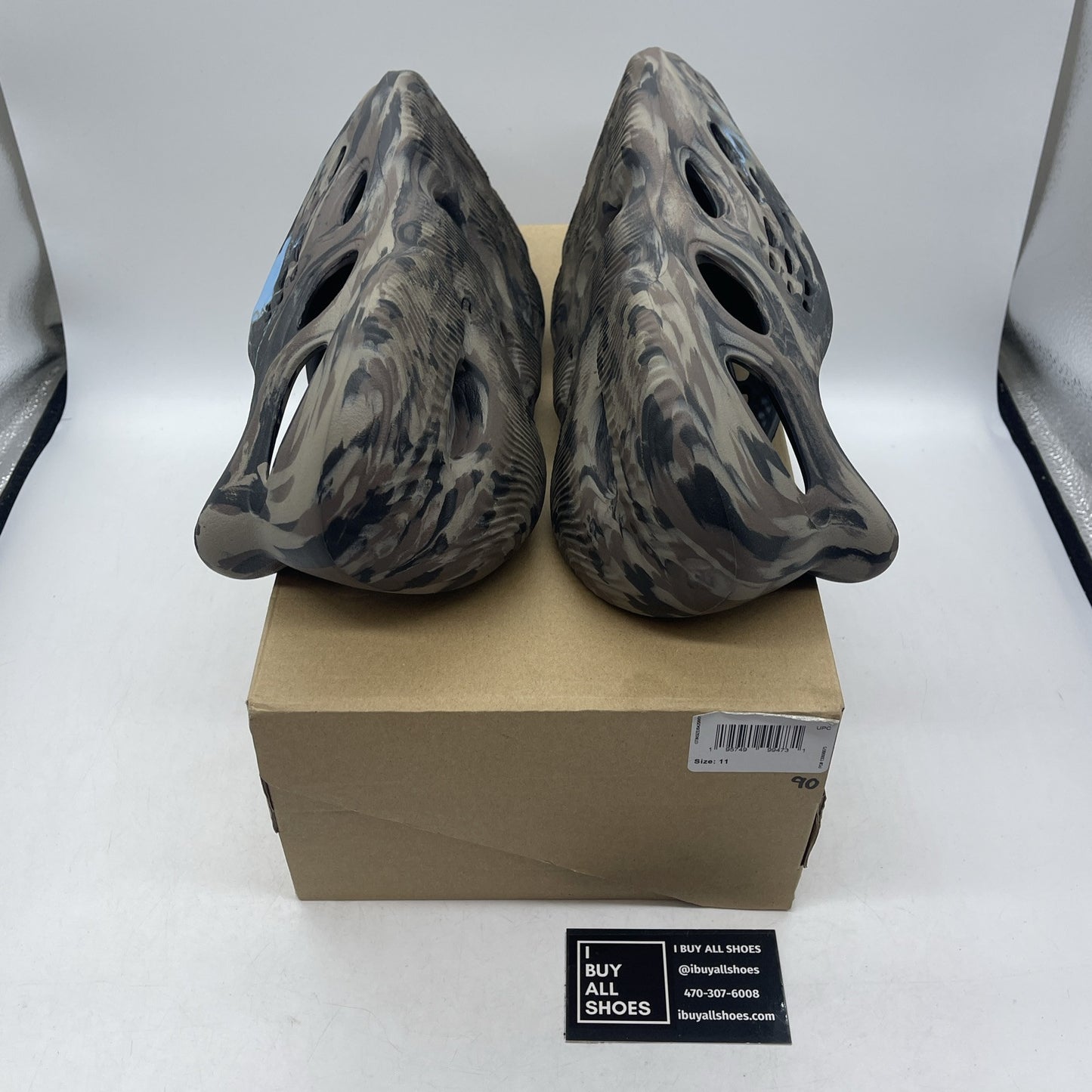 Size 11 - Foam Runner Mx Cinder Black Brown Blue Rubber (ID4126)