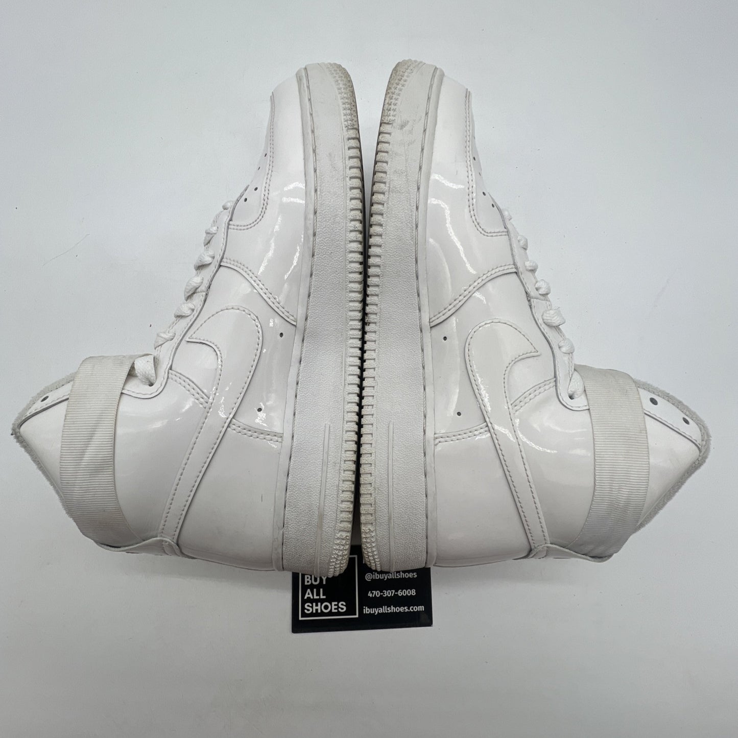 Size 8 - Nike Air Force 1 QS High Sheed Triple White (743546-107)