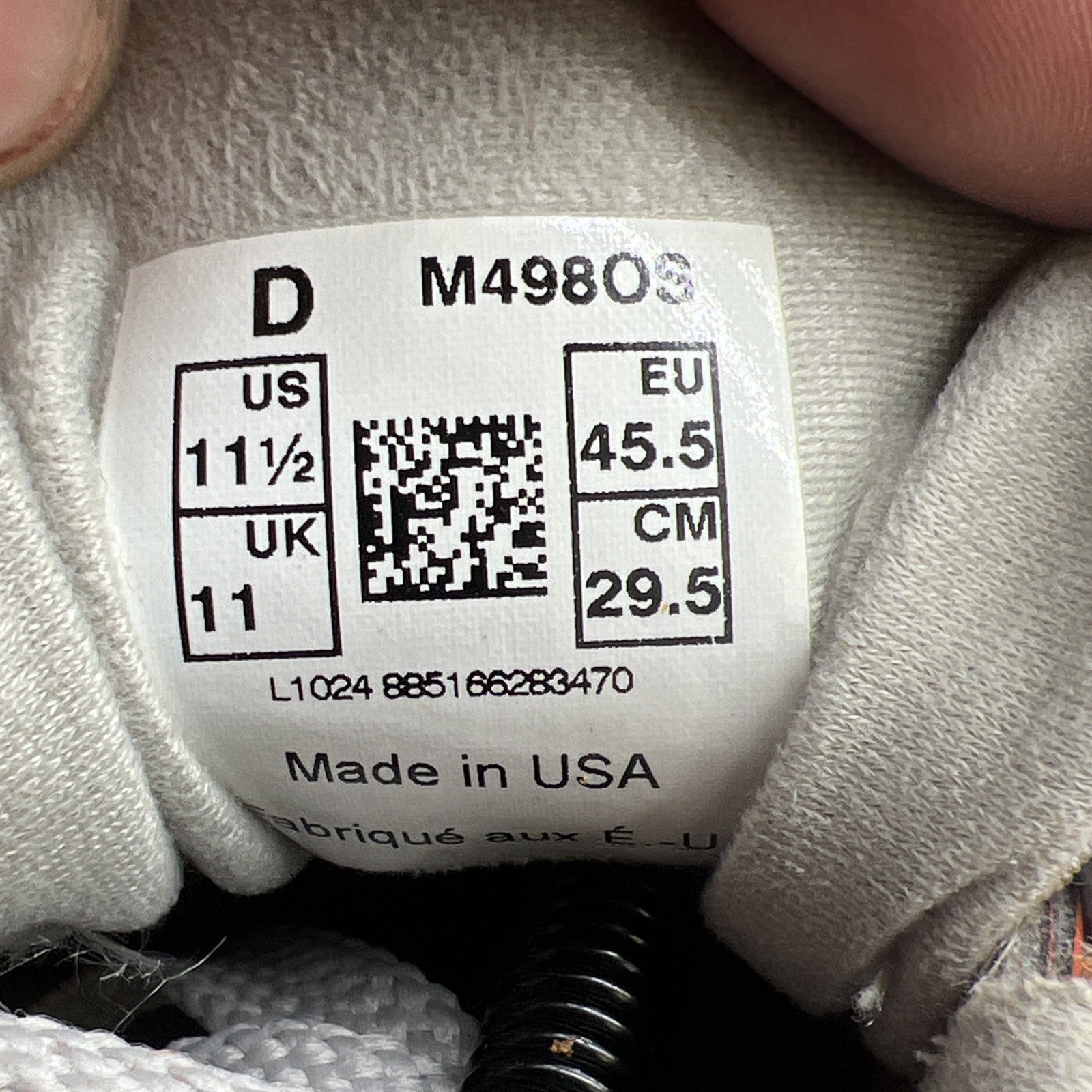 Size 11.5 - New Balance 990V4 Made in USA Low Mahogany Orange Grey - (M489OS)