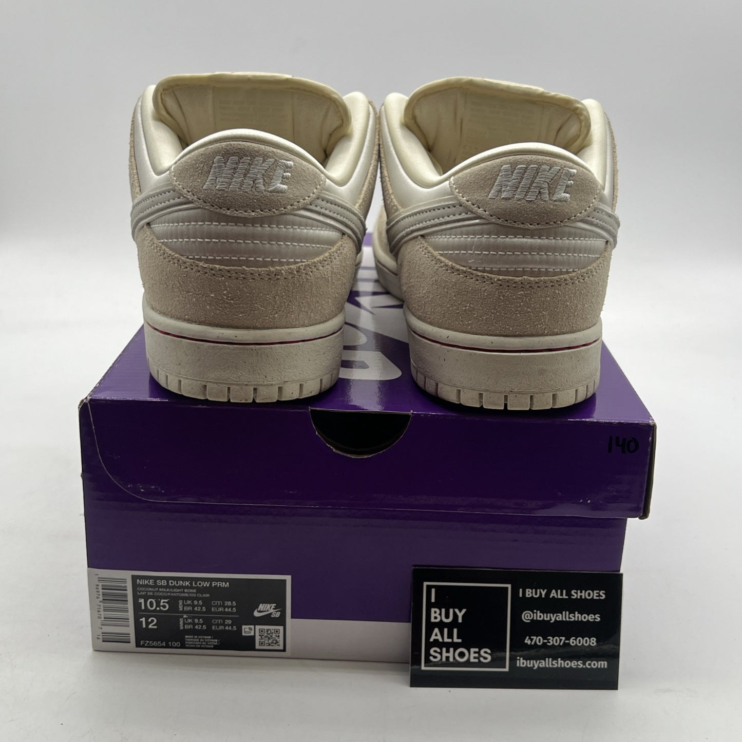 Size 10.5 - Nike Dunk Premium SB Low City of Love Collection - Light Bone
