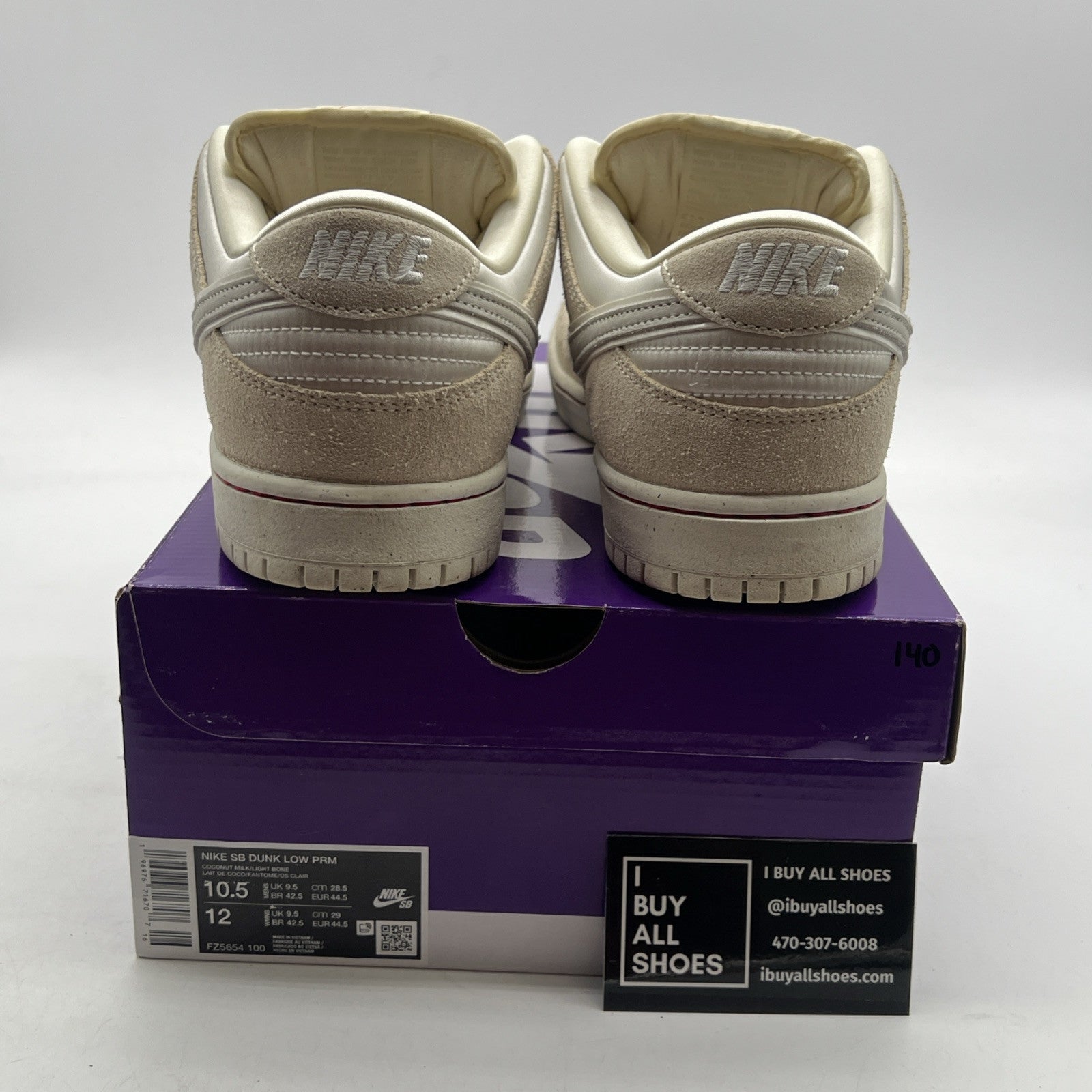 Size 10.5 - Nike Dunk Premium SB Low City of Love Collection - Light Bone