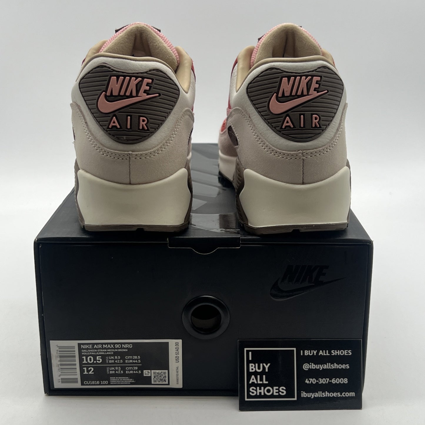 Size 10.5 - Nike DQM x Air Max 90 2021 Bacon (CU1816-100)
