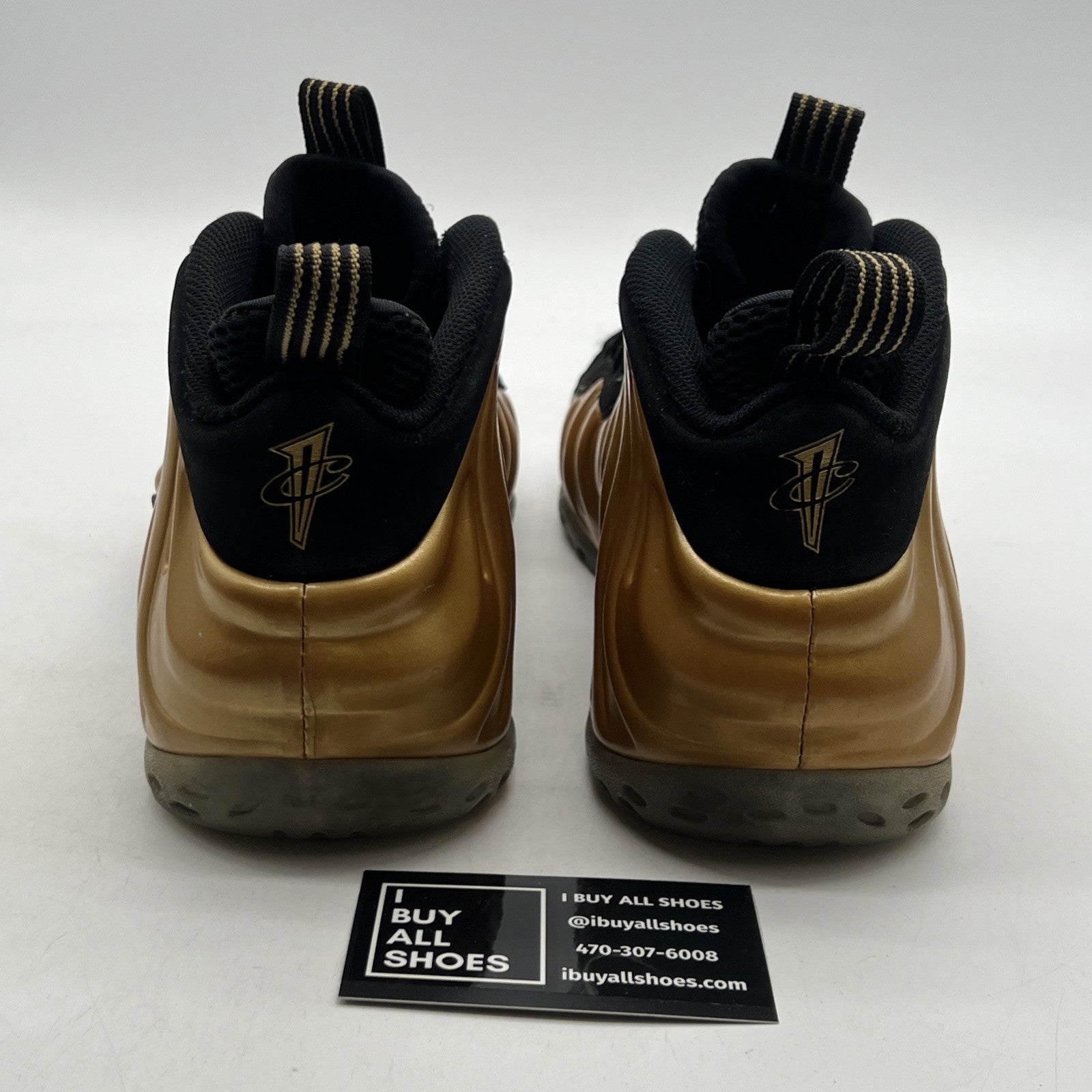 Size 10.5 - Nike Air Foamposite One Metallic Gold (314996-700)