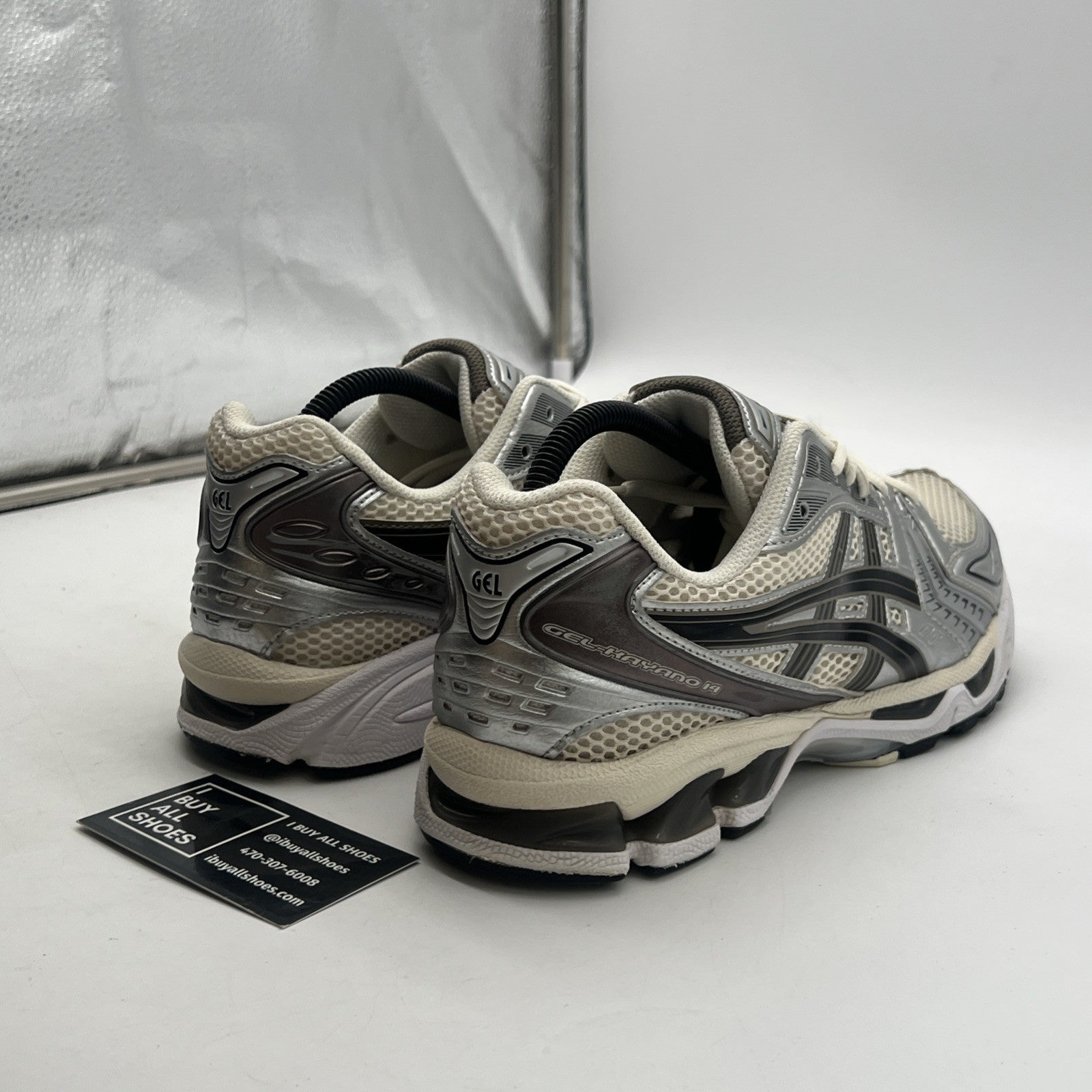 Size 9 - ASICS Gel Kayano 14 Silver Cream (1201A019-108)