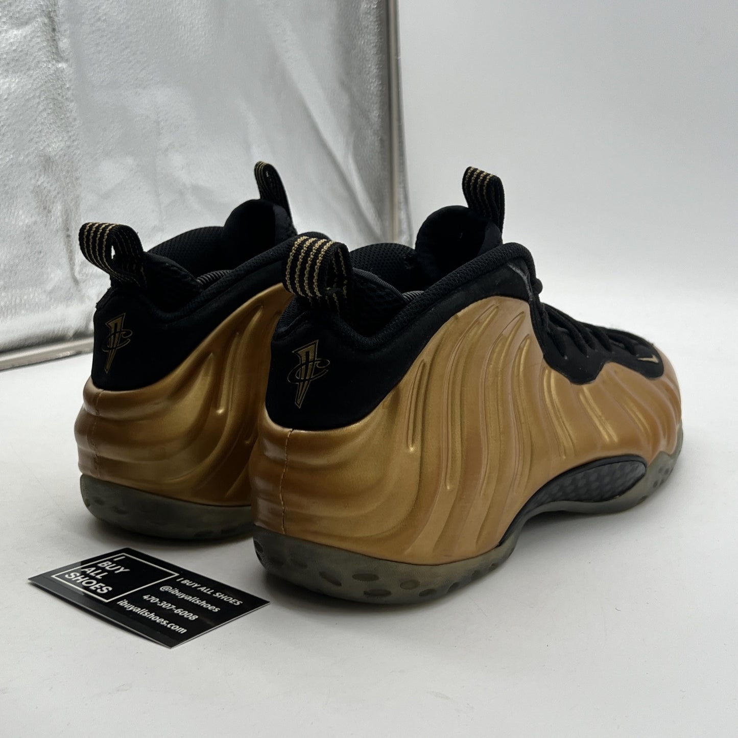 Size 10.5 - Nike Air Foamposite One Metallic Gold (314996-700)