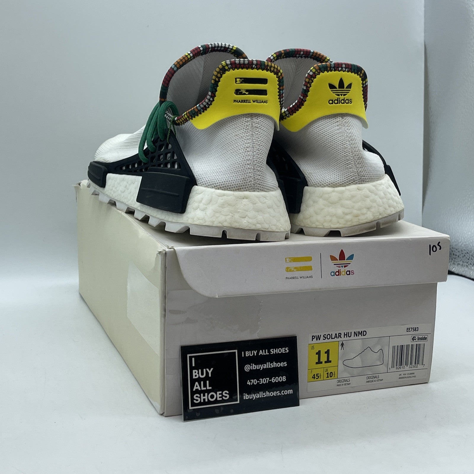 Size 11 - adidas Pharrell x NMD Human Race Inspiration Pack Suede (EE7583)