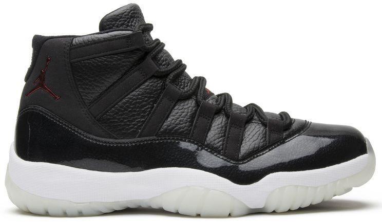 Size 9.5 - Jordan 11 Retro 72-10 2015 Black Leather Suede (378037-002)
