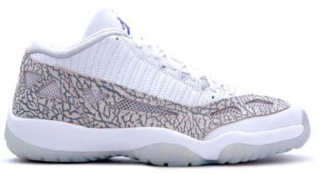 Size 10 - Air Jordan 11 Retro IE 2015 Low Cobalt Grey White Suede (306008-102)