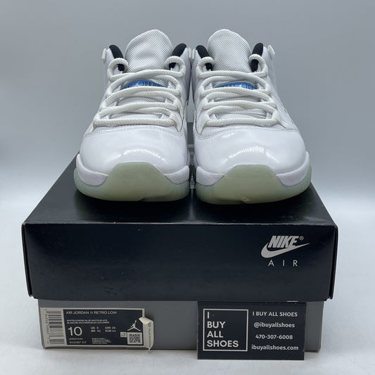 Size 10 - Jordan 11 Retro Low Legend Blue White Leather (AV2187-117)