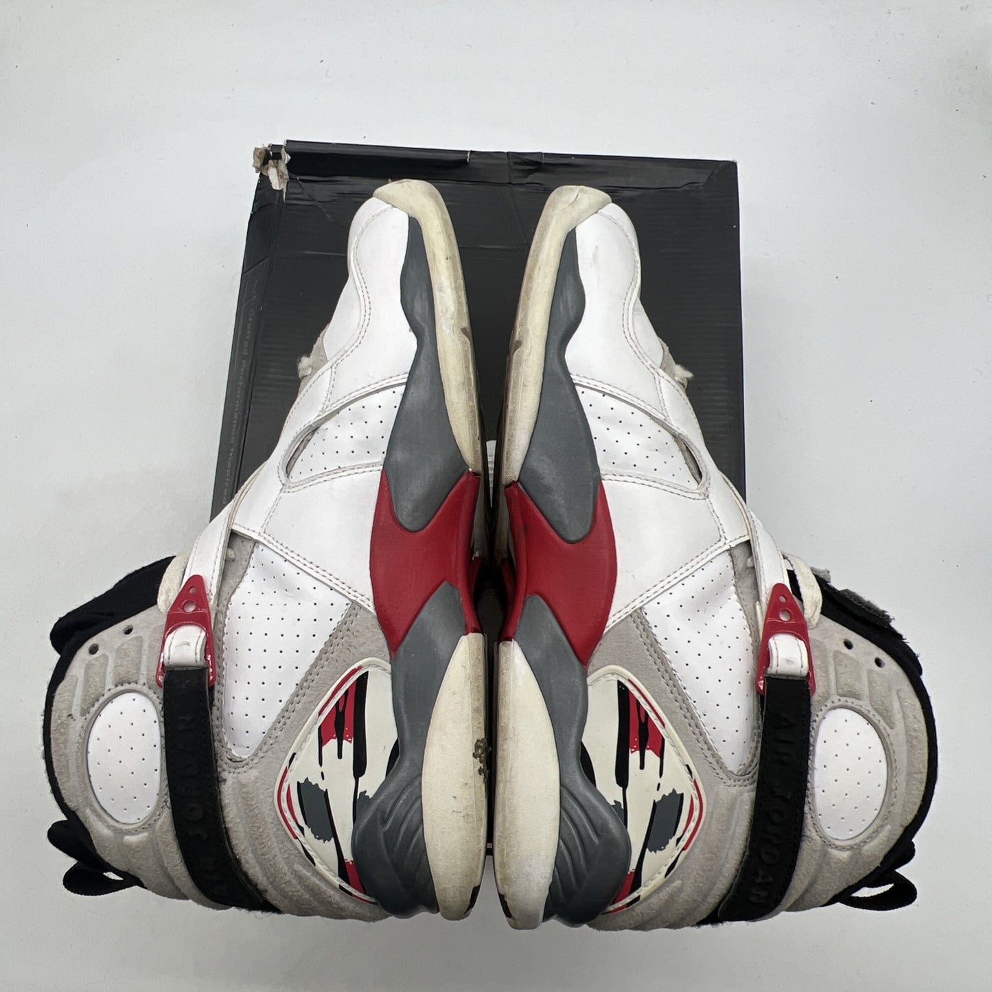 Size 10.5 - Air Jordan 8 Retro White 2013 (305381-103)