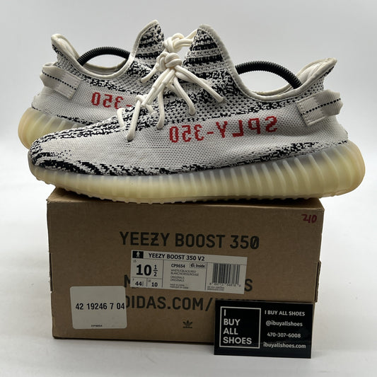 Size 10.5 - Adidas Yeezy Boost 350 V2 Low Zebra (CP9654)