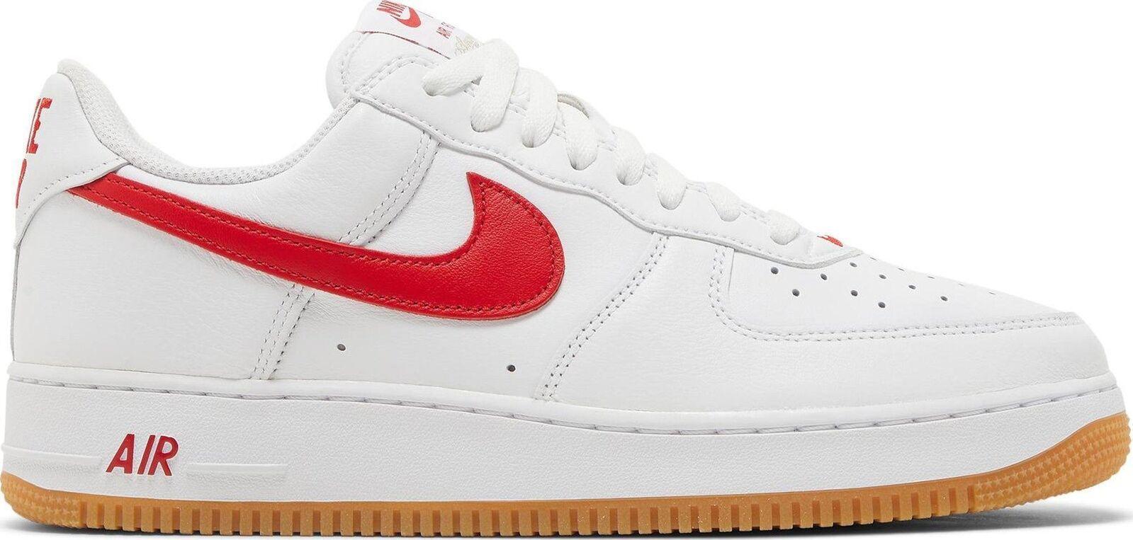 Size 13 - Nike Air Force 1 Low Color of the Month White University Red
