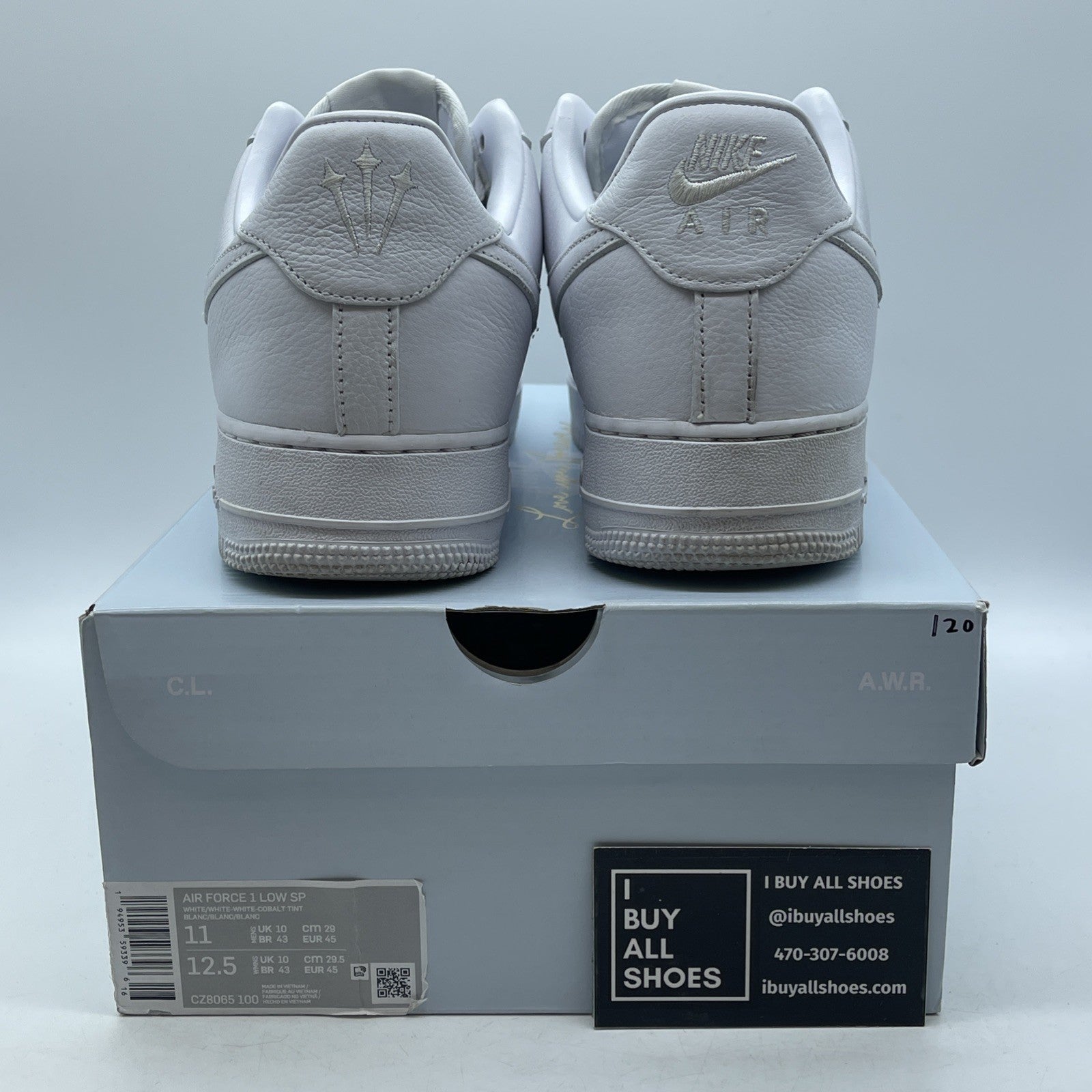 Size 11 - Nike Air Force 1 x NOCTA Low Certified Lover Boy White (CZ8065-100)