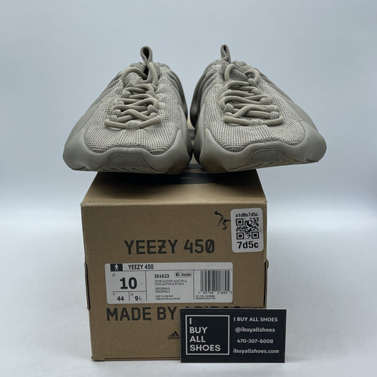 Size 10 - Adidas Yeezy 450 Stone Flax Brown Suede (ID1623)