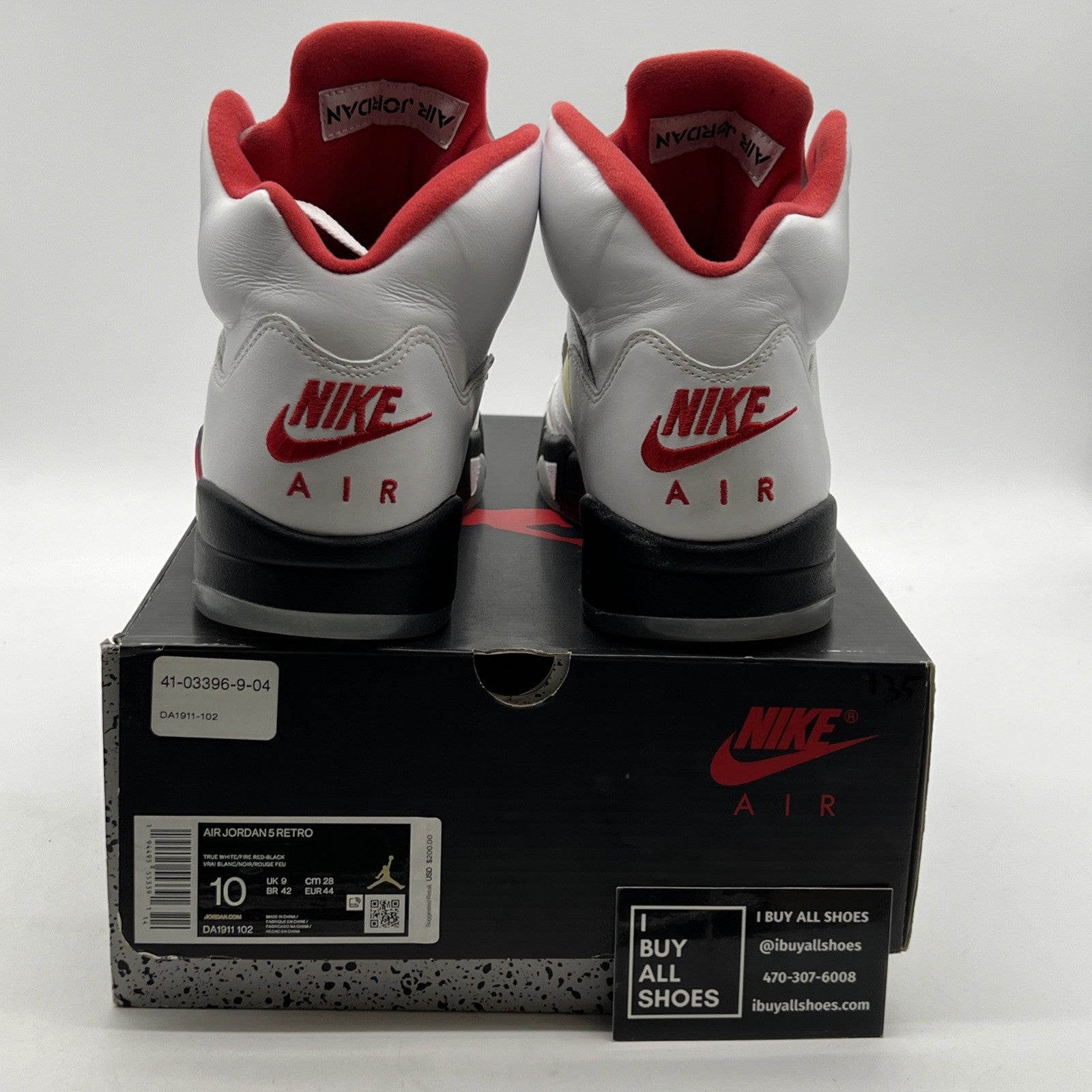 Size 10 - Air Jordan 5 Retro Mid Fire Red (DA1911-102)