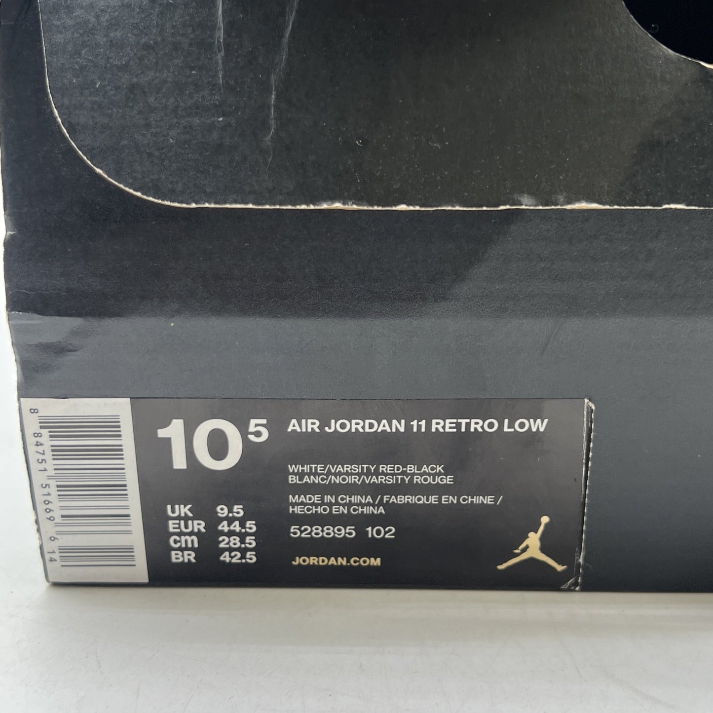 Size 10.5 - Air Jordan 11 Retro 2016 Low Cherry (528895-102)