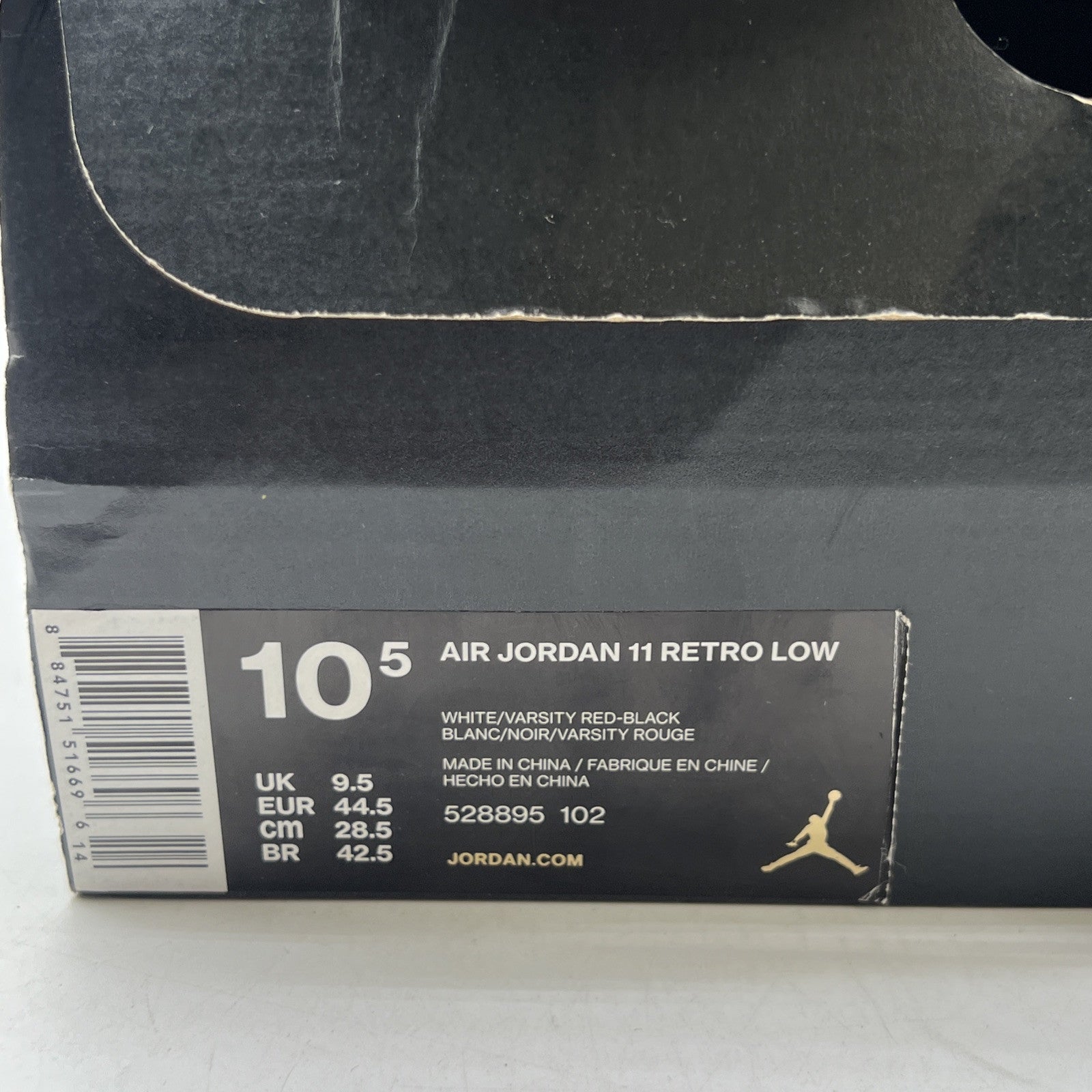 Size 10.5 - Air Jordan 11 Retro 2016 Low Cherry (528895-102)