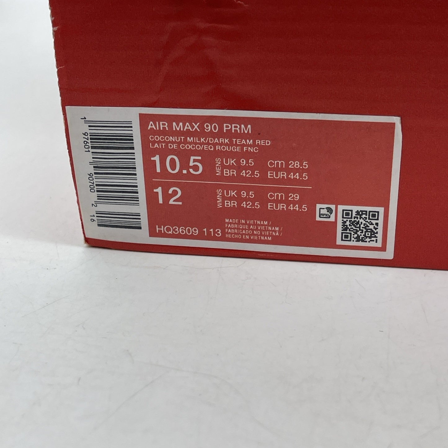 Size 10.5 - Nike Air Max 90 Coconut Milk Vintage Green Black Suede (HQ3609-113)