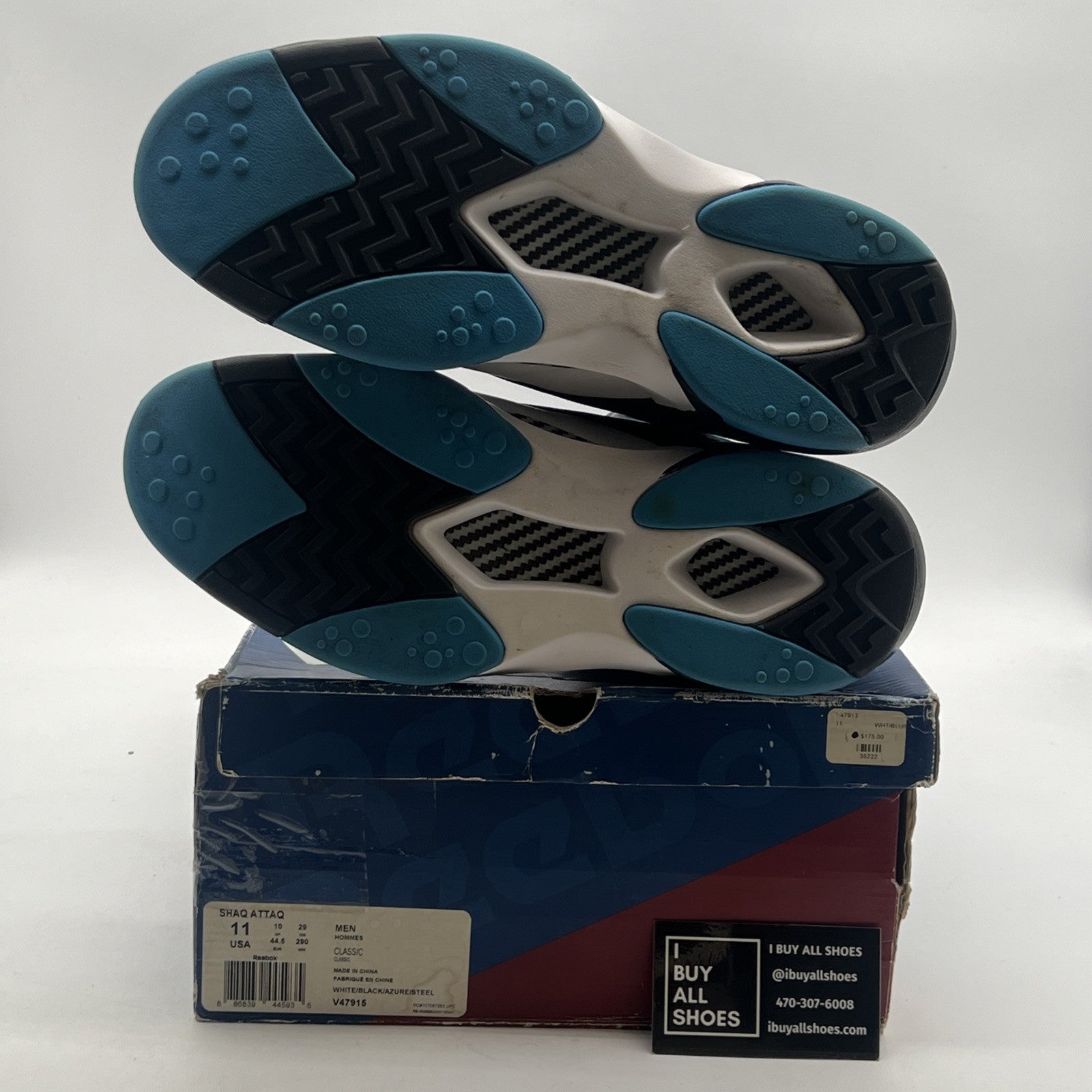 Size 11 - Reebok Shaq Attaq 2013 Orlando Magic (V47915)