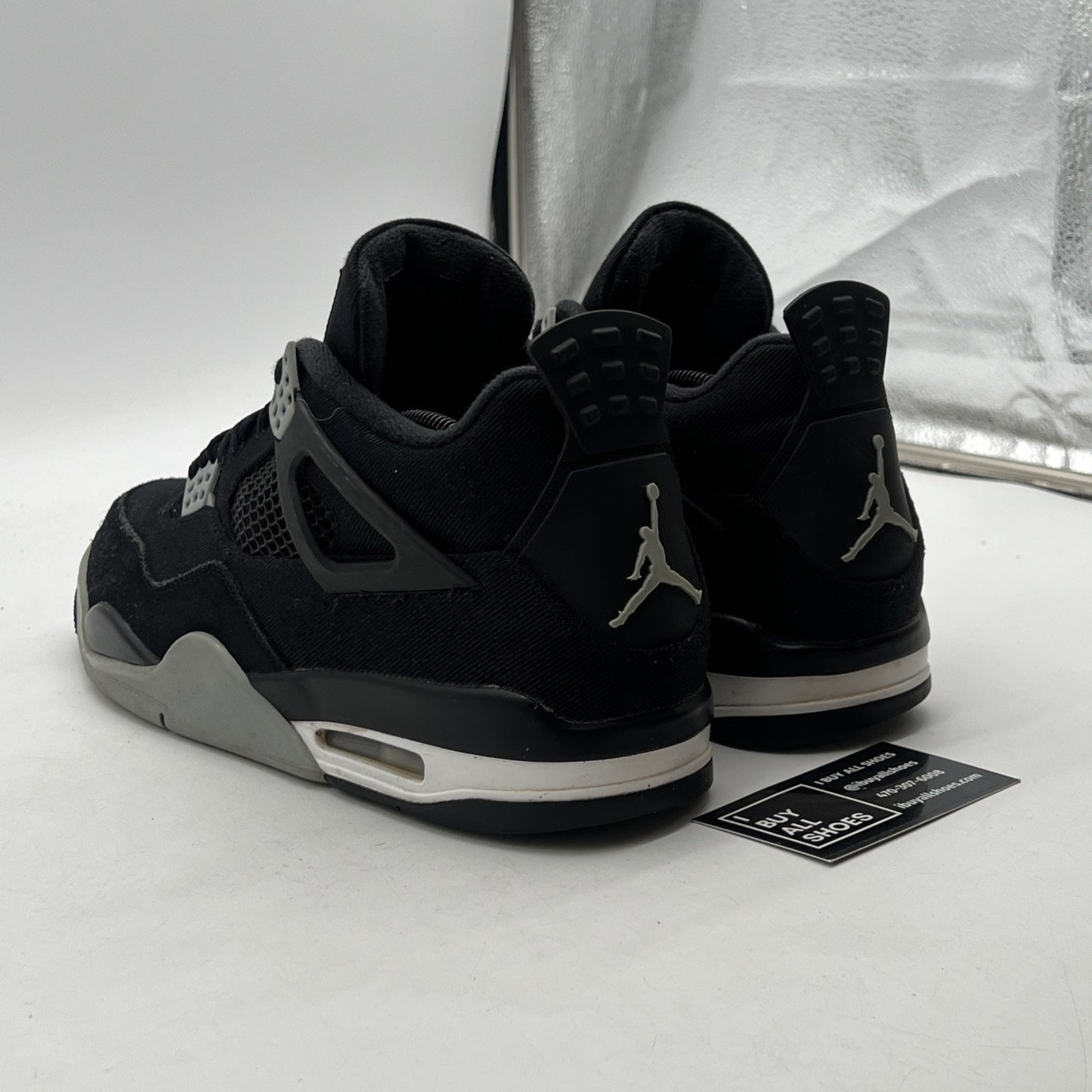 Size 11 - Air Jordan 4 Retro SE Mid Black Canvas (DH7138-006)