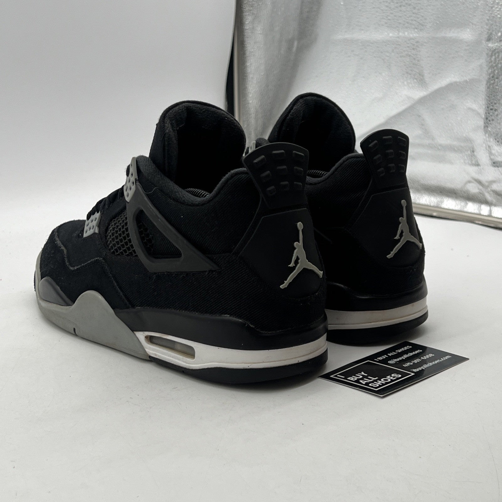 Size 11 - Air Jordan 4 Retro SE Mid Black Canvas (DH7138-006)