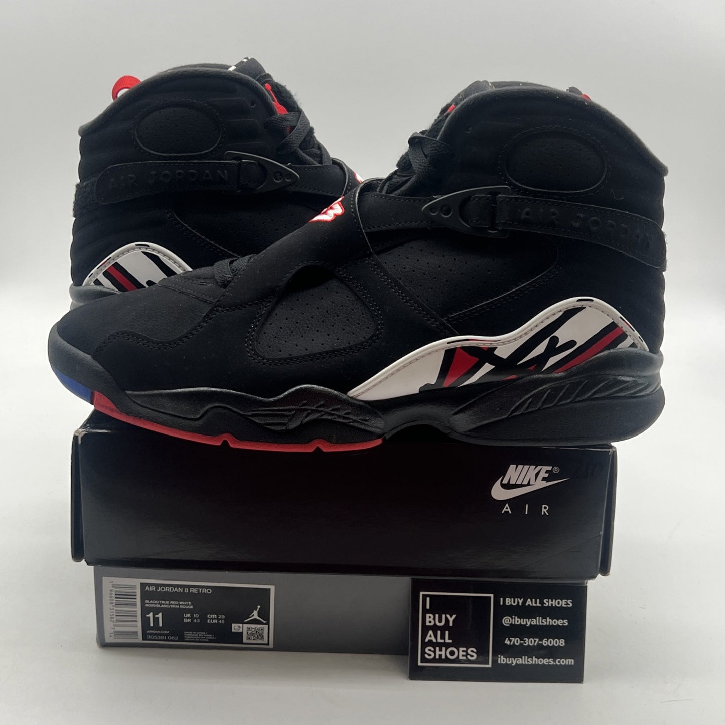 Size 11 - Air Jordan 8 Retro Mid Playoff (305381-062)
