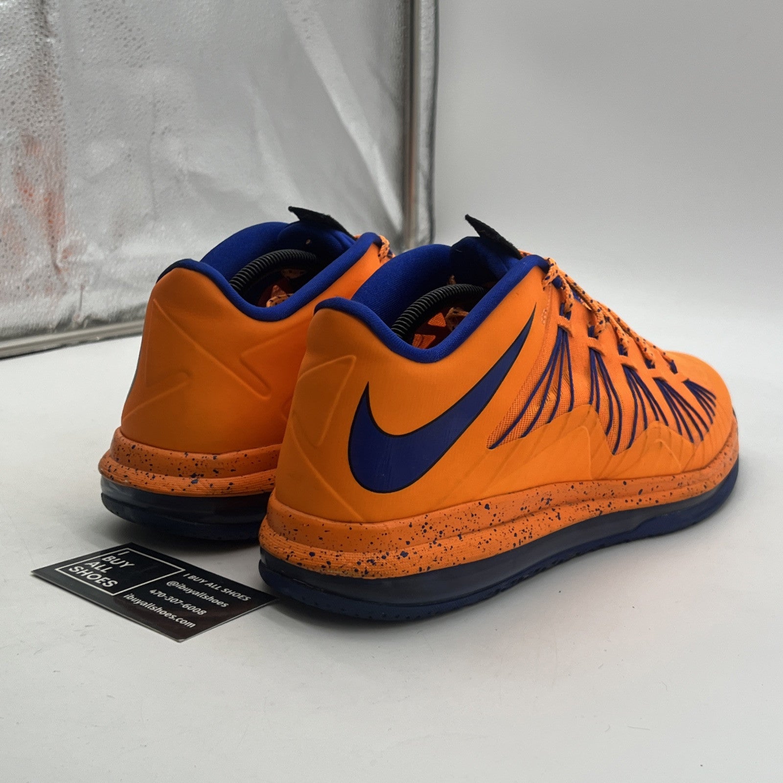 Size 11 - Nike Air Max LeBron 10 Low Knicks (579765-