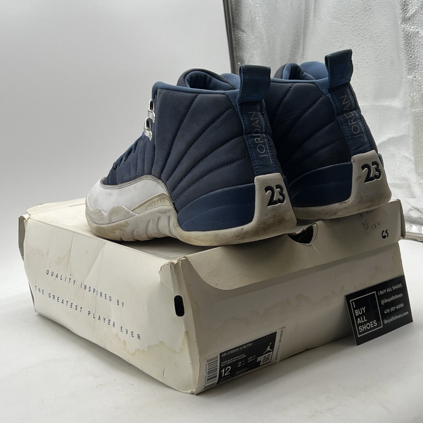 Size 12 - Air Jordan 12 Retro Indigo 2020 (130690-404)