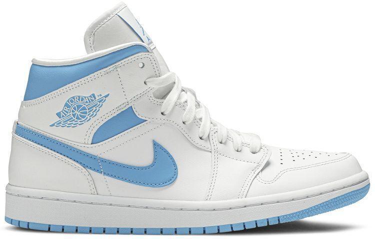 Size 11.5 - Air Jordan 1 Mid UNC W (BQ6472-114)