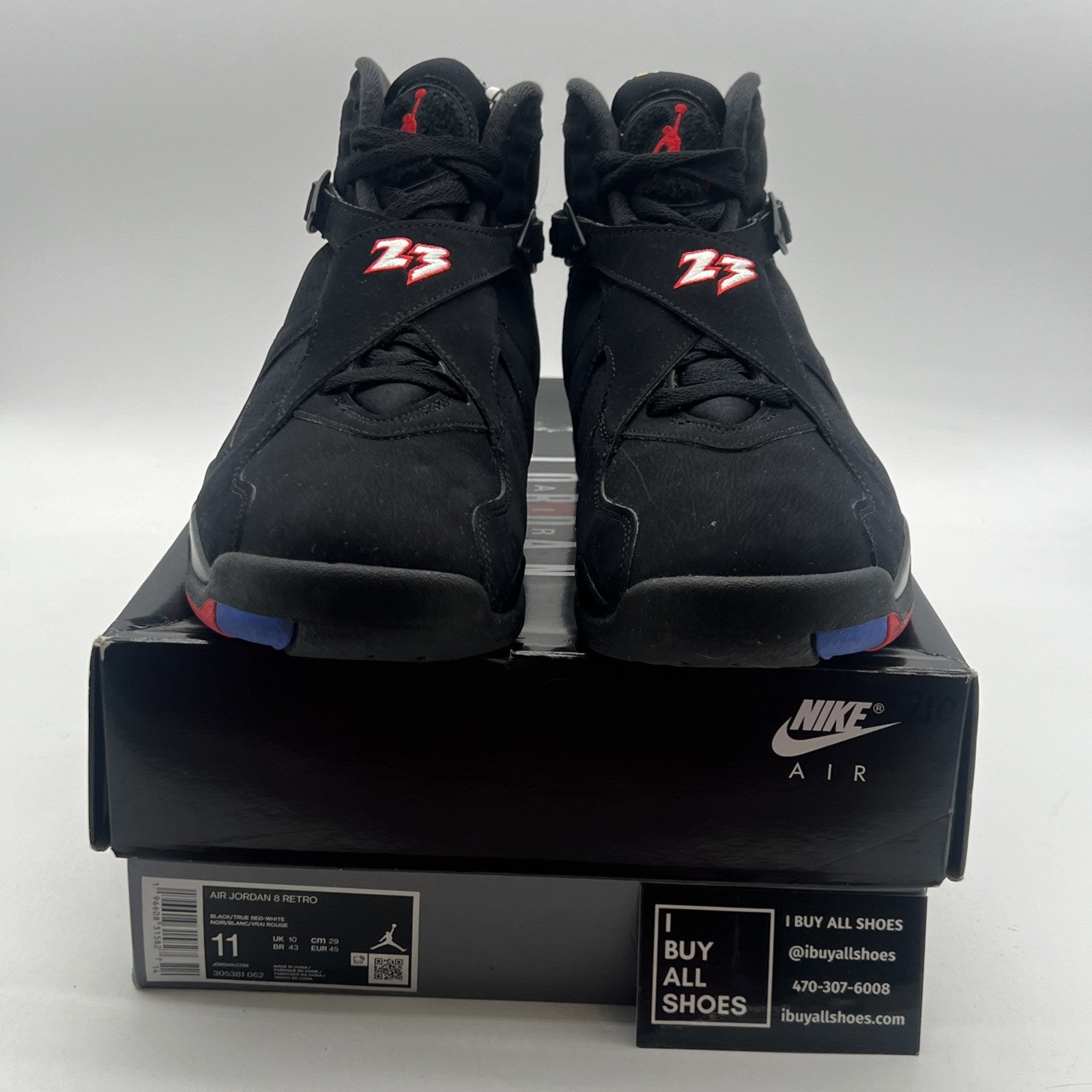 Size 11 - Air Jordan 8 Retro Mid Playoff (305381-062)