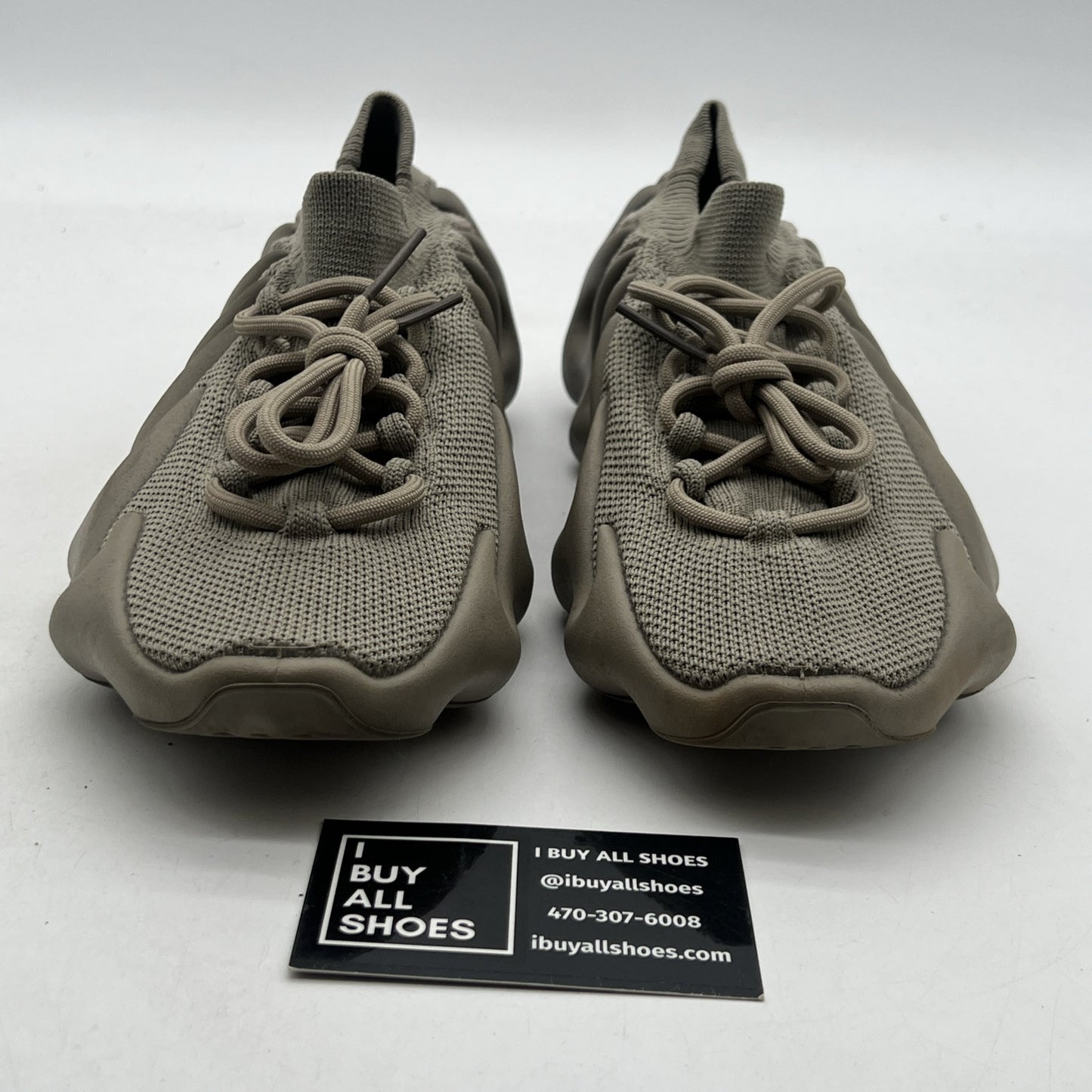 Size 10 - Adidas Yeezy 450 Stone Flax Brown Suede Rubber (ID1623)
