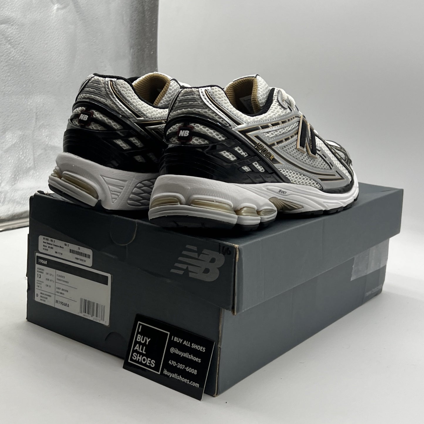Size 13 - New Balance 1906R Metallic Silver Metallic Gold (M1906RA)