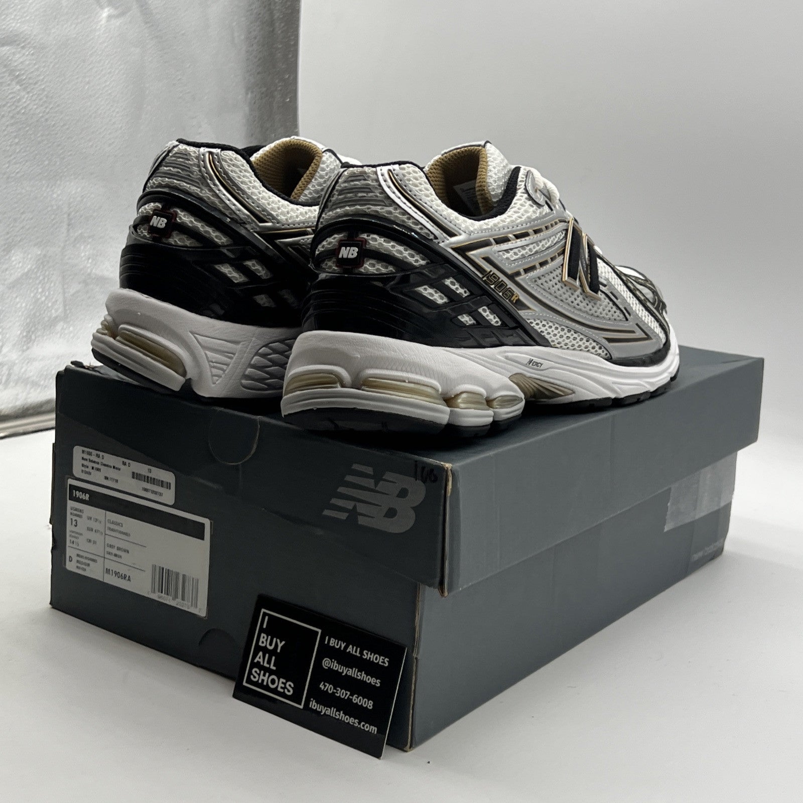 Size 13 - New Balance 1906R Metallic Silver Metallic Gold (M1906RA)
