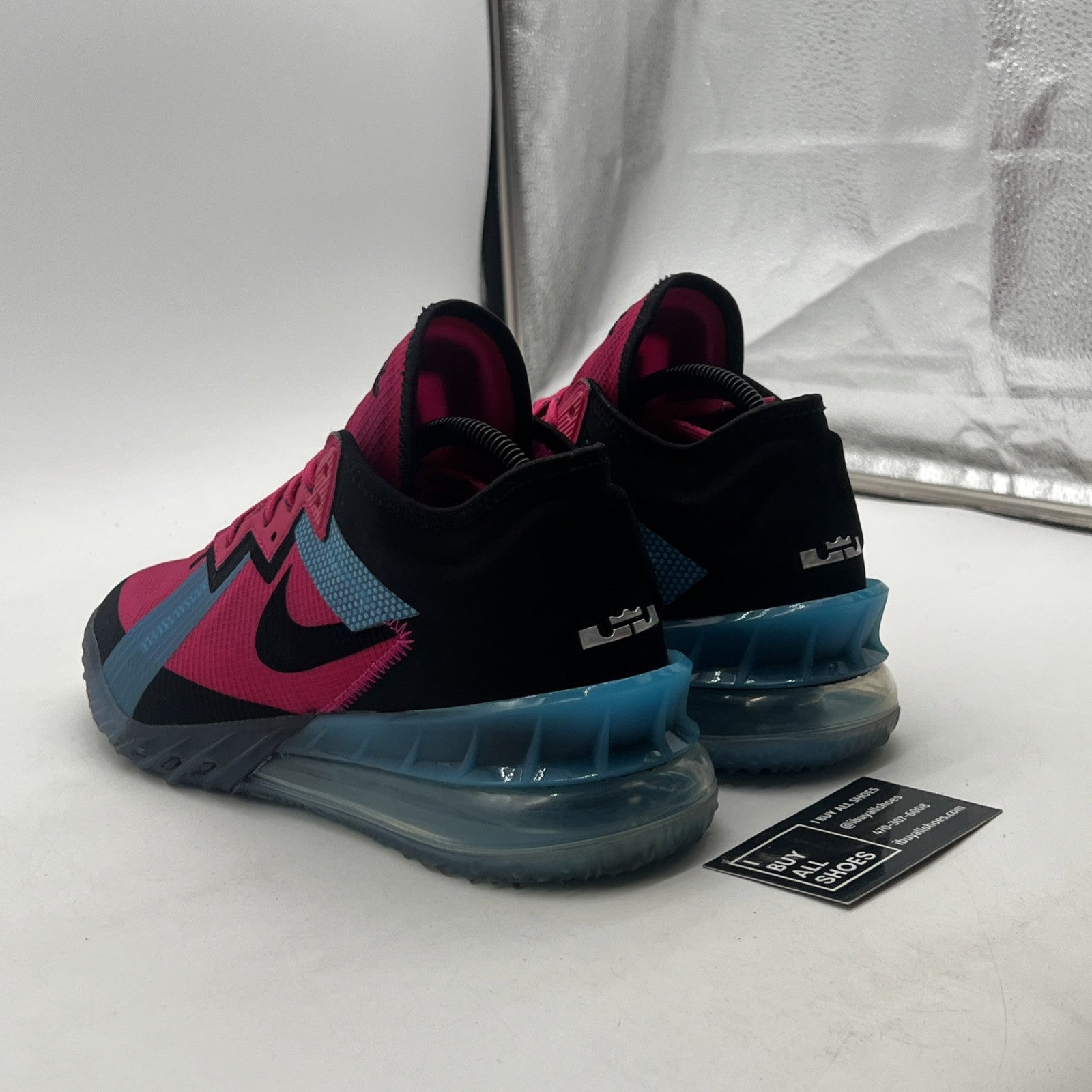 Size 8.5 - Nike LeBron 18 Low Neon Nights (CT7562-600)