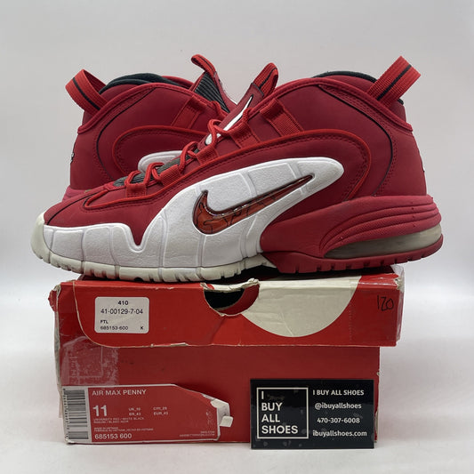 Size 11 - Nike Air Max Penny 1 University Red Black Suede (685153-600)