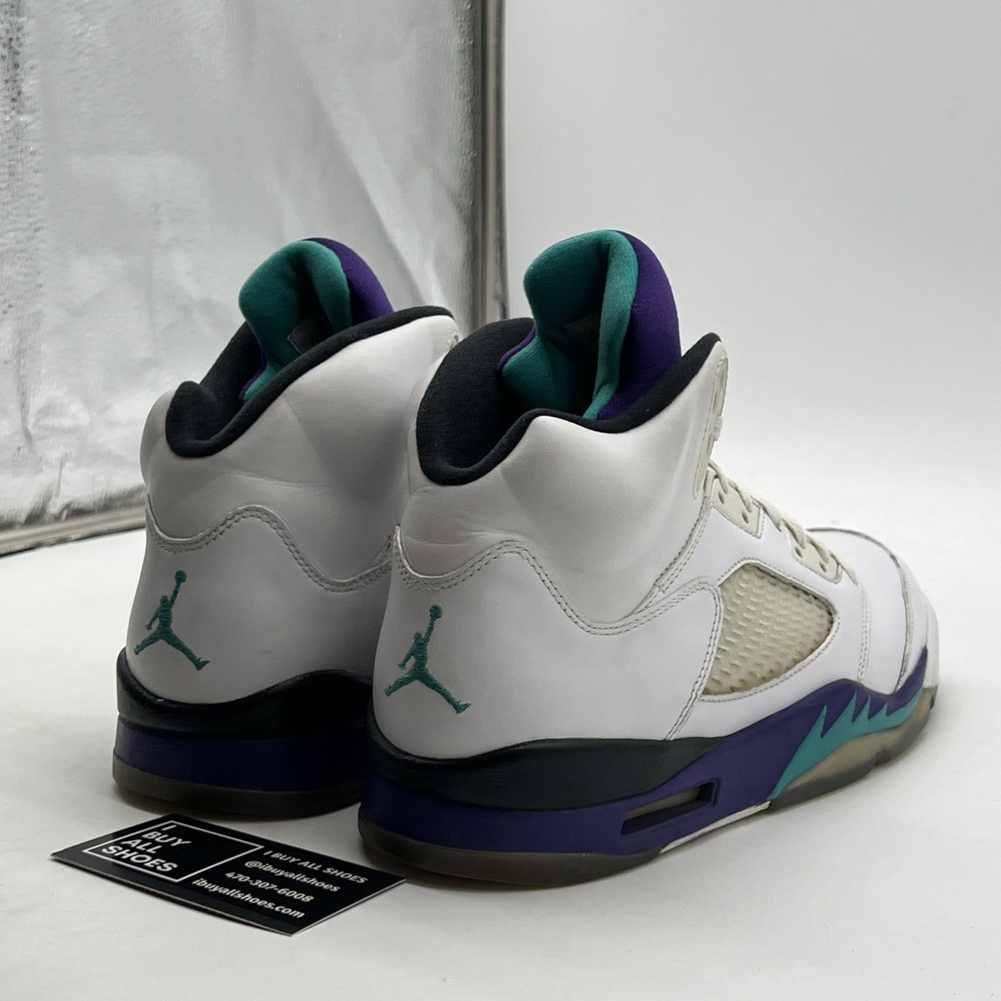 Size 9.5 - Air Jordan 5 Retro Grape 2013 (136027-108)