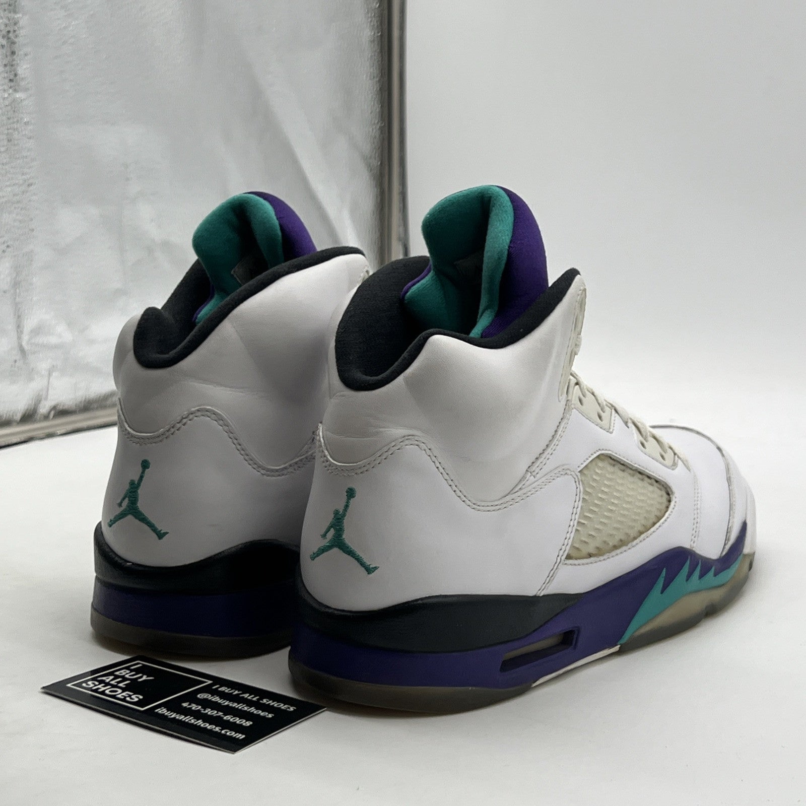 Size 9.5 - Air Jordan 5 Retro Grape 2013 (136027-108)