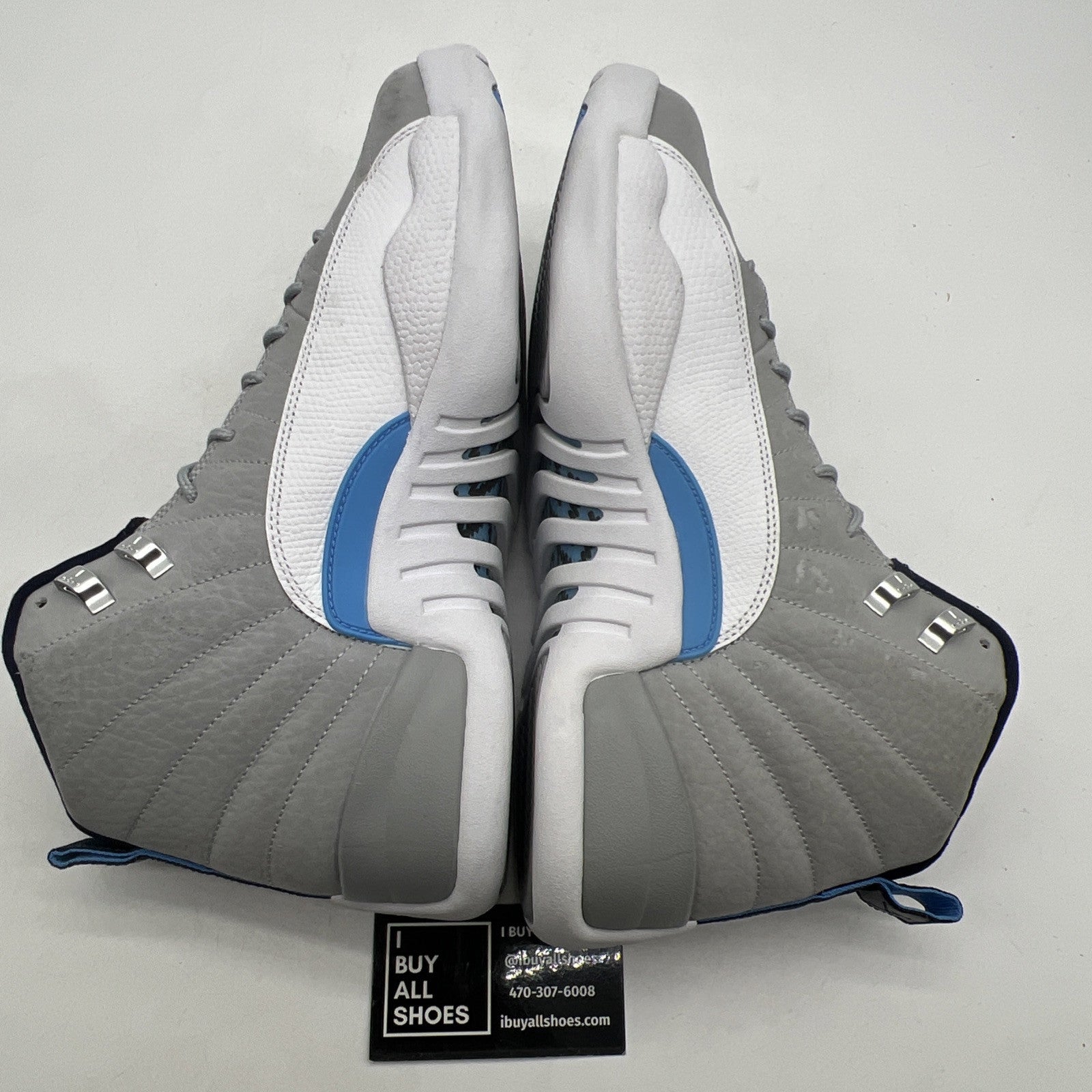 Size 10 - Air Jordan 12 Retro Grey University Blue (130690-007)