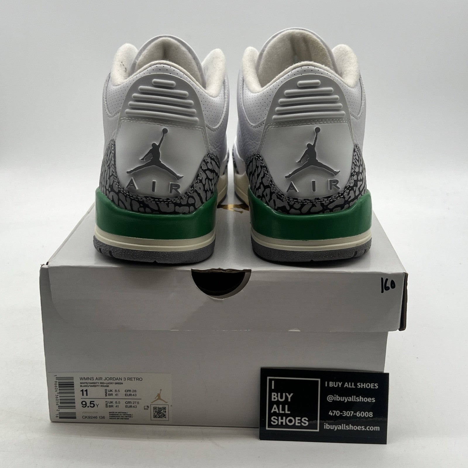 Size 11W - Air Jordan 3 Lucky Green (CK9246-136)