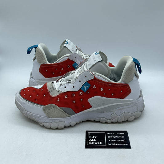 Size 10.5 - NIKE AIR JORDAN DELTA 2 CHILE RED-WHITE-GREY FOG (DC7701-100)