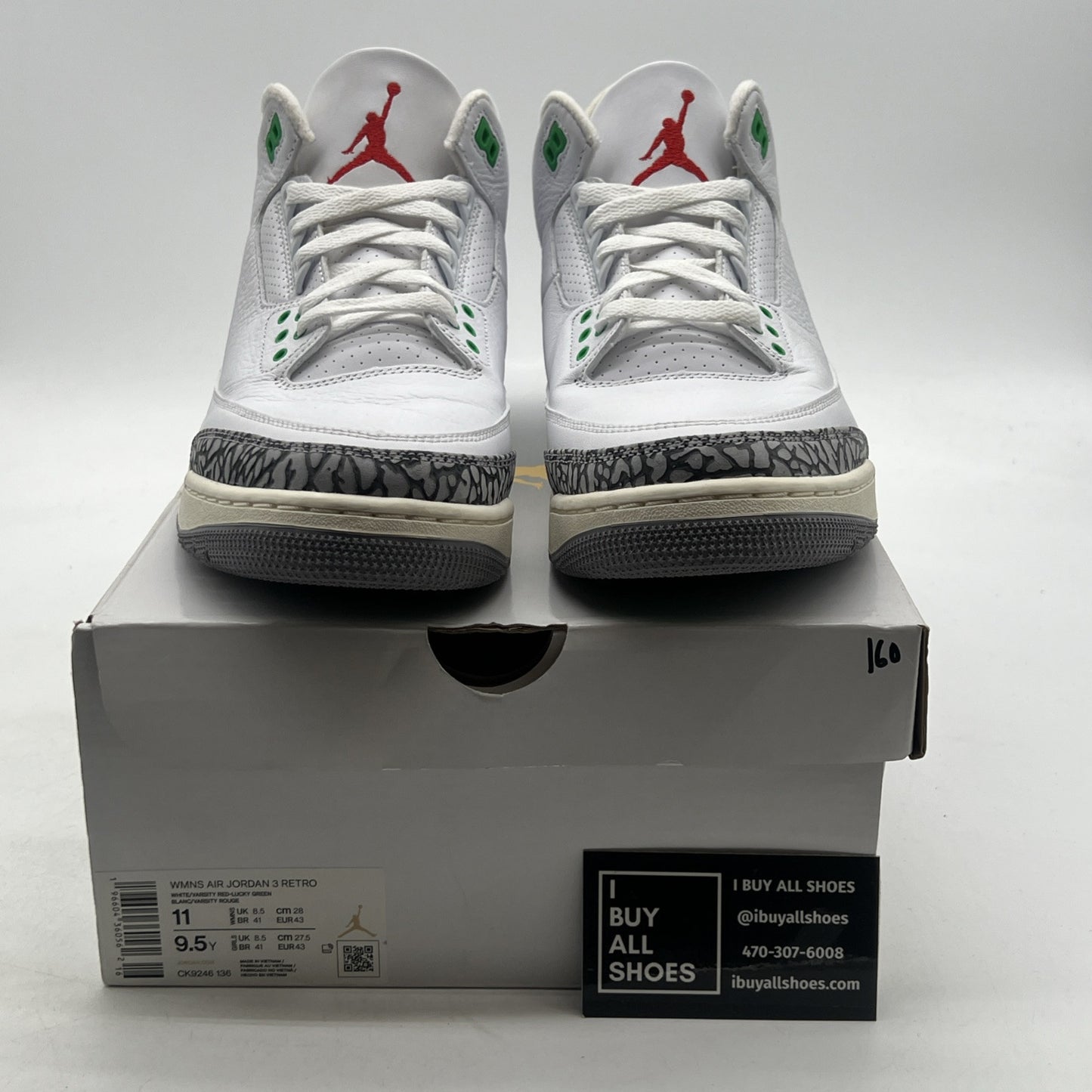 Size 11W - Air Jordan 3 Lucky Green (CK9246-136)