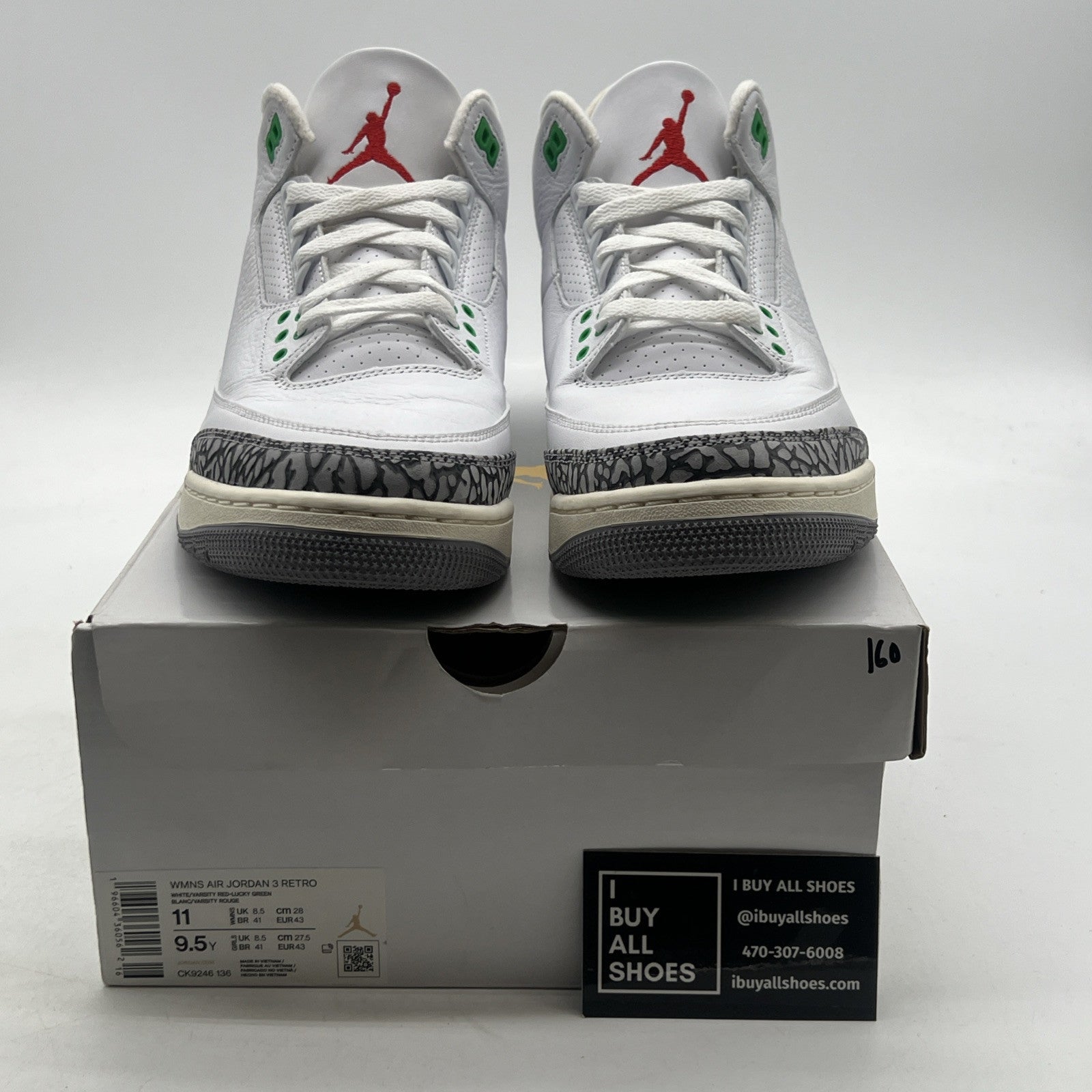 Size 11W - Air Jordan 3 Lucky Green (CK9246-136)