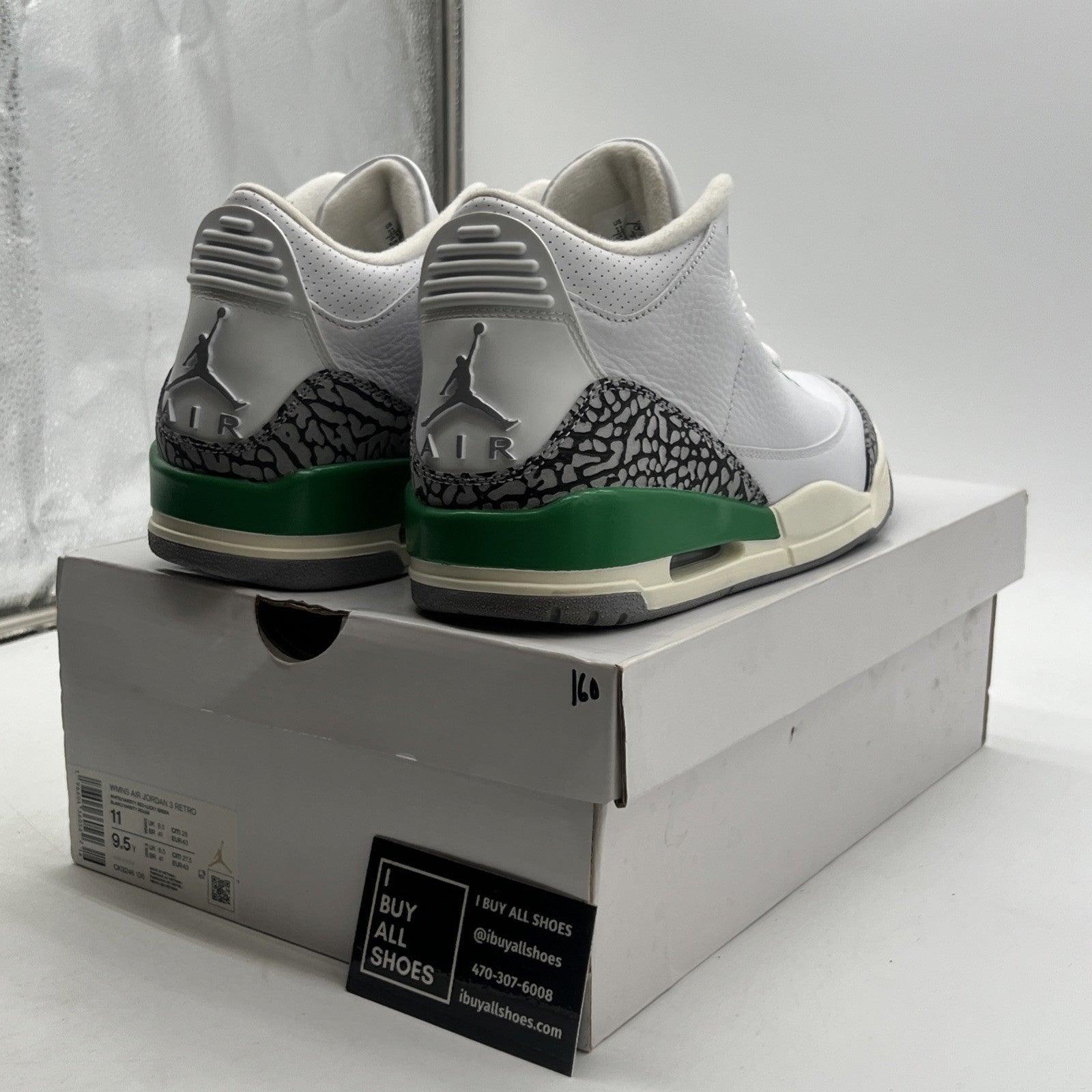 Size 11W - Air Jordan 3 Lucky Green (CK9246-136)