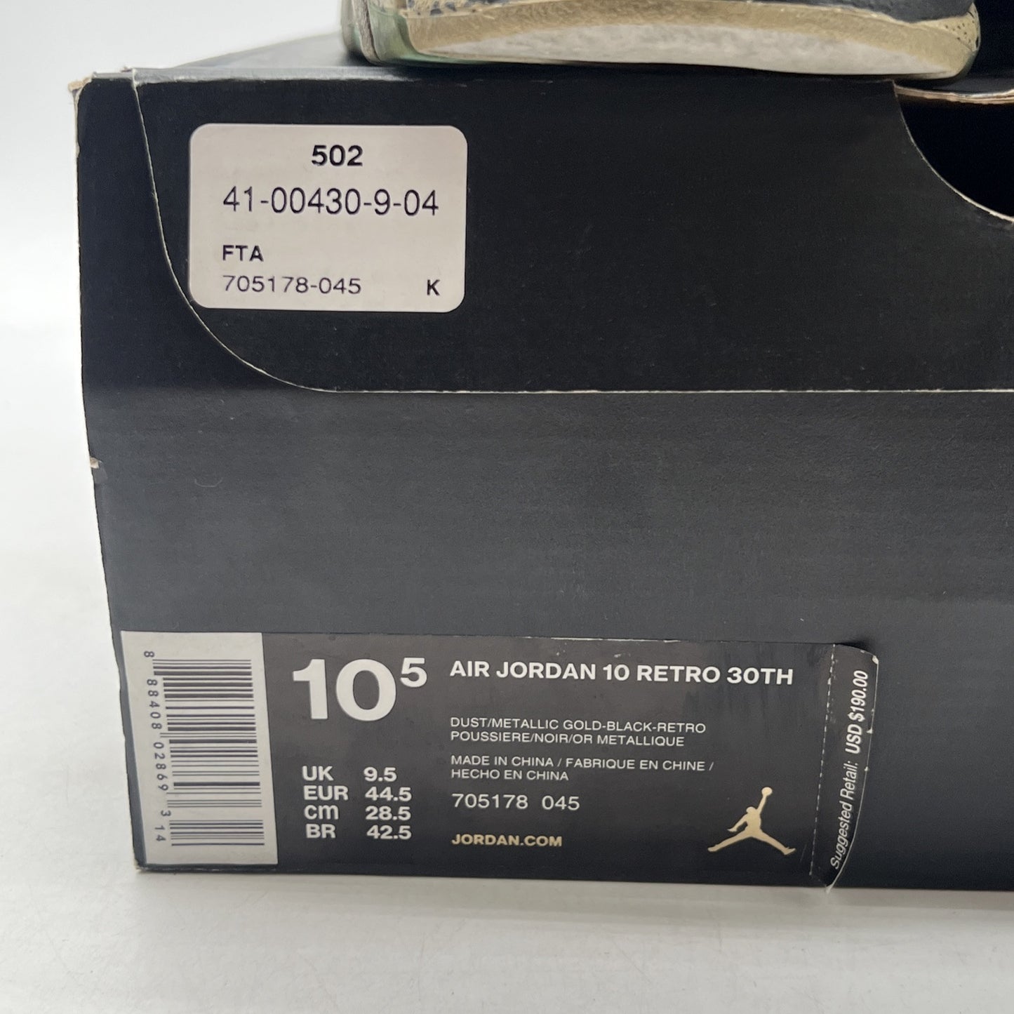 Size 10.5 - Air Jordan 10 Retro Lady Liberty (705178-045)