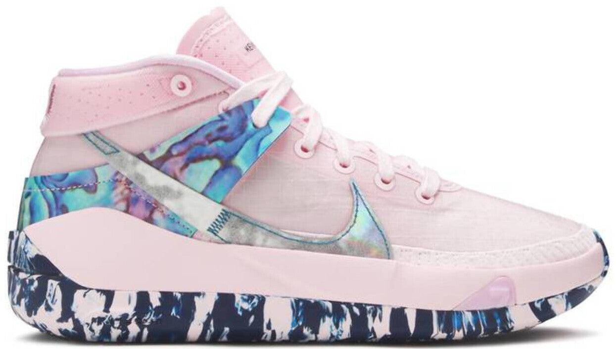 Size 10 - Nike KD 13 Aunt Pearl Blue Pink Leather (DC0011-600)