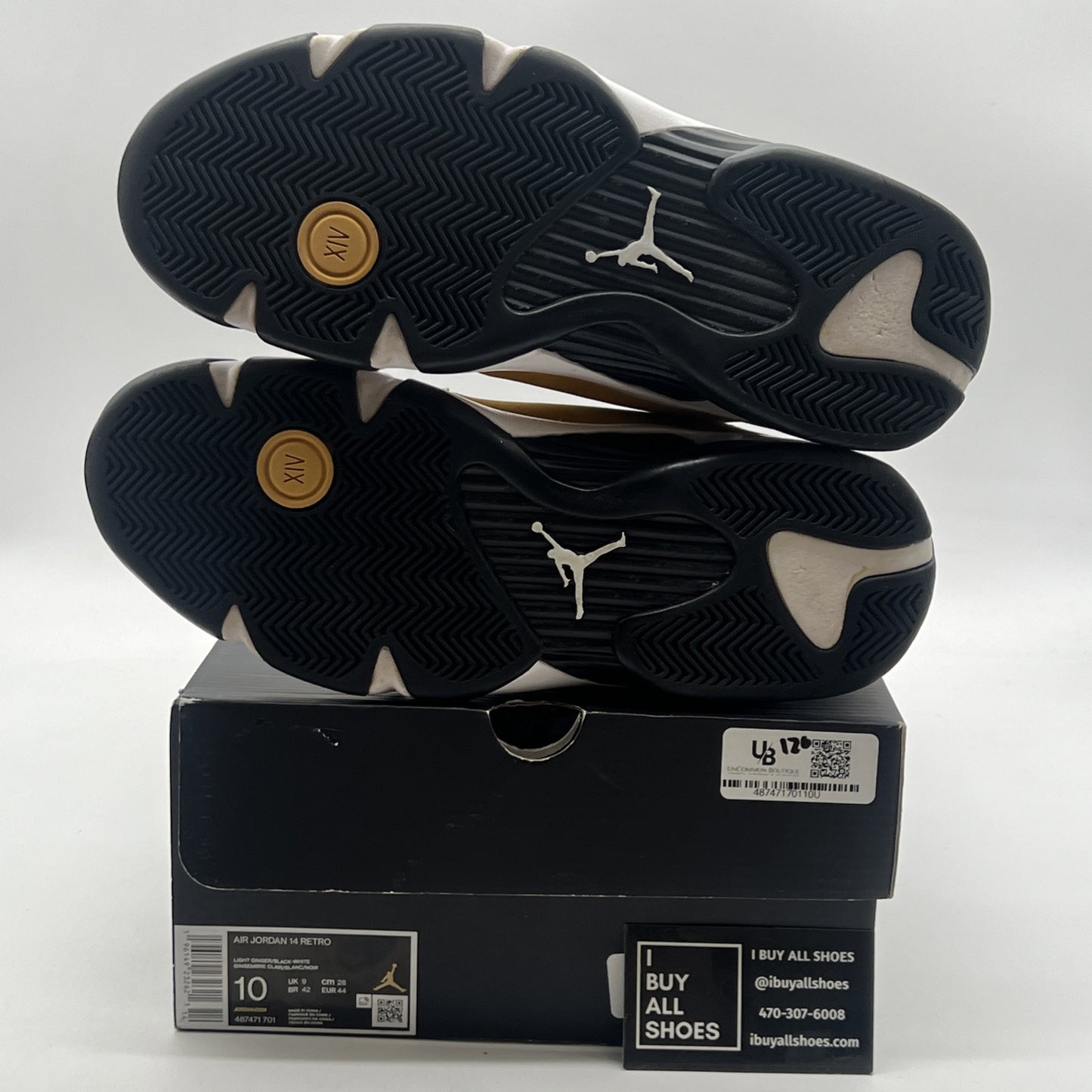 Size 10 - Air Jordan 14 Retro Light Ginger 2022 (487471-701)