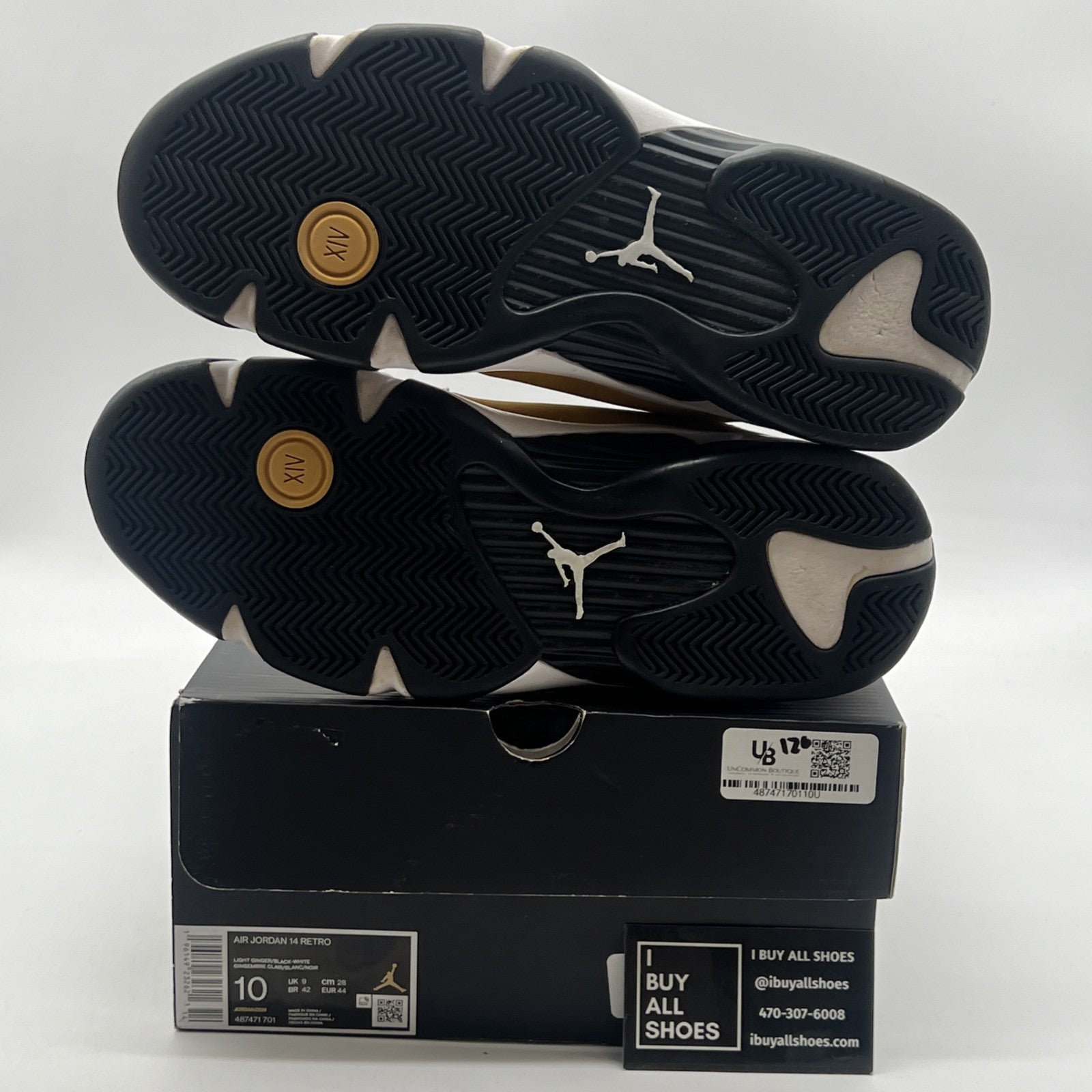Size 10 - Air Jordan 14 Retro Light Ginger 2022 (487471-701)
