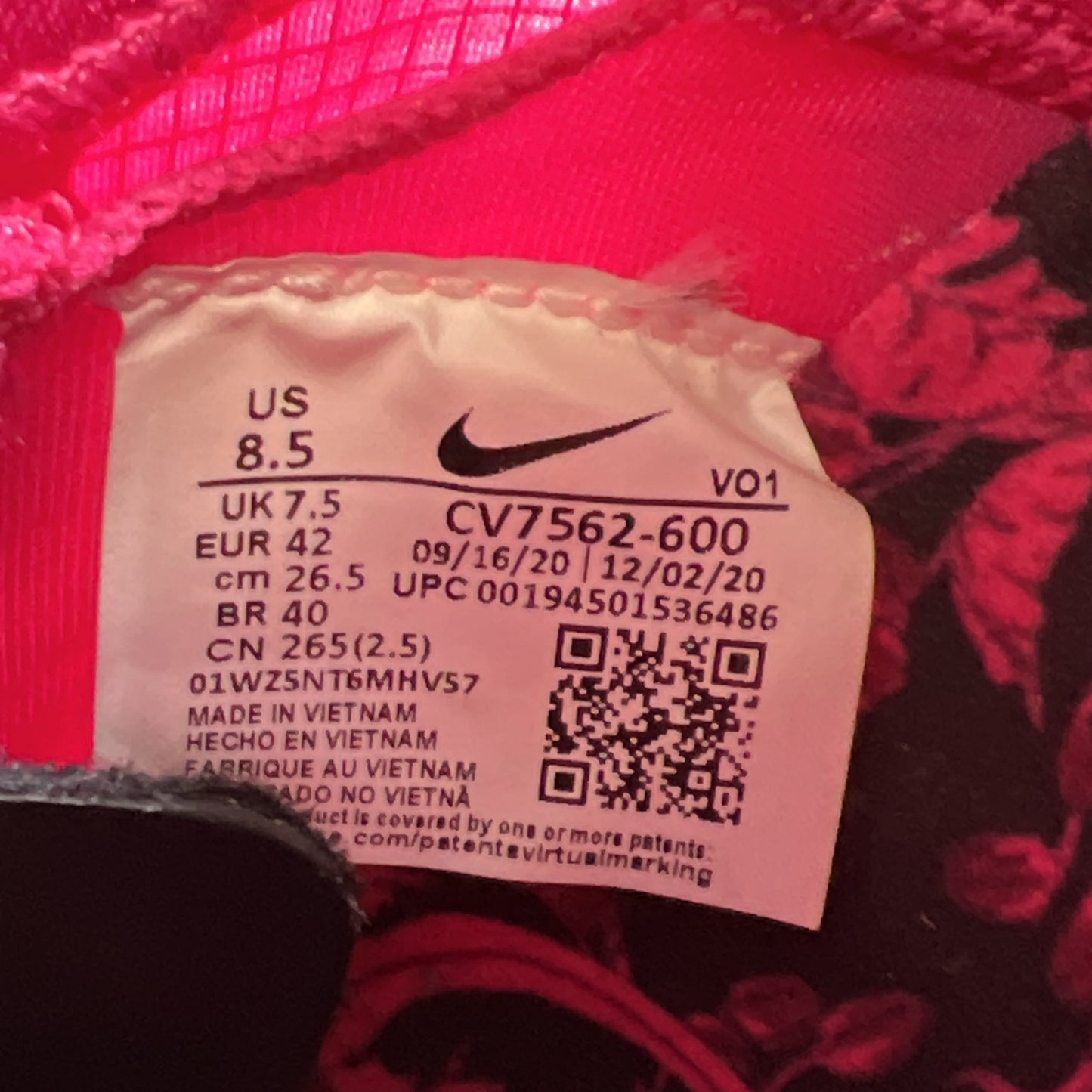 Size 8.5 - Nike LeBron 18 Low Neon Nights (CT7562-600)