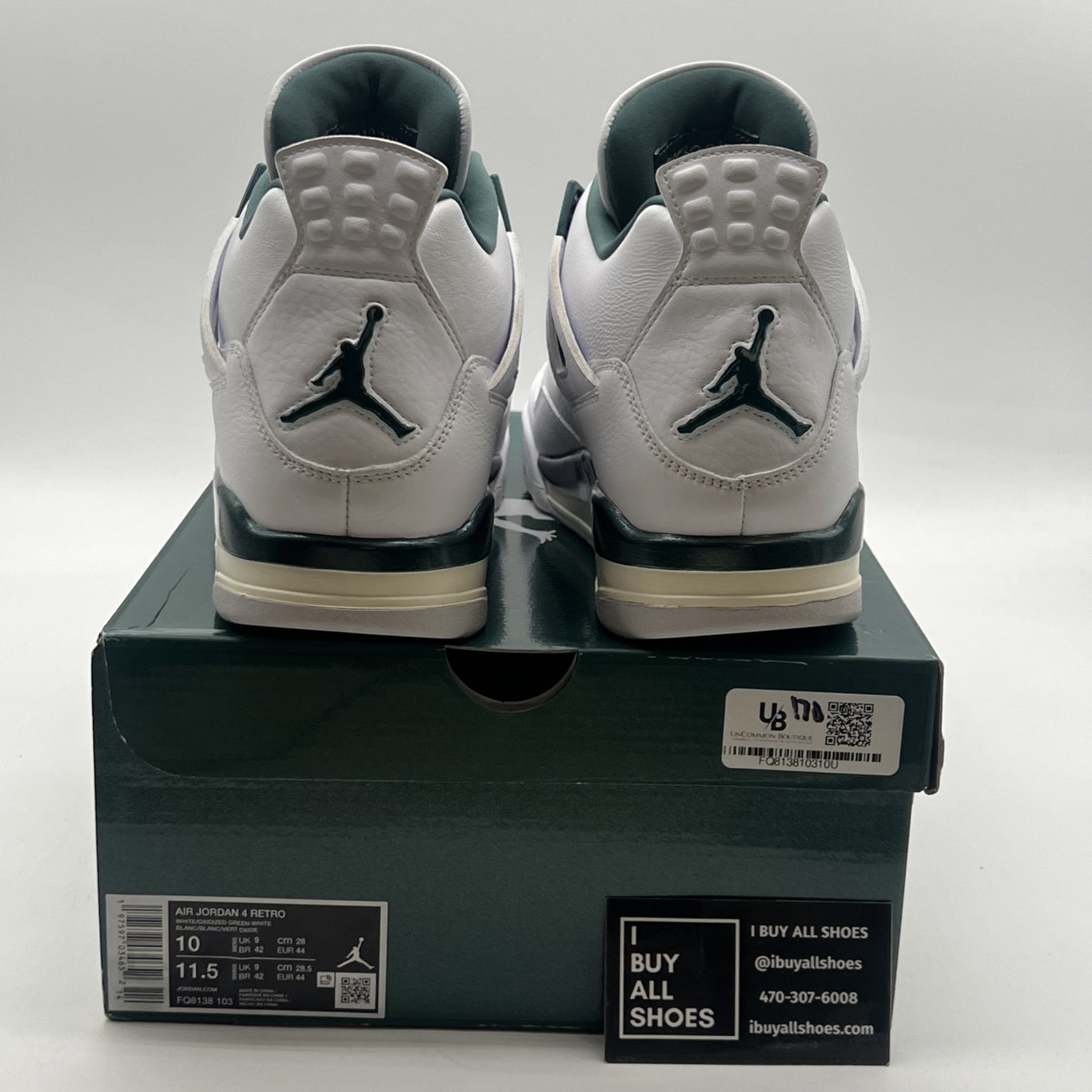 Size 10 - Air Jordan 4 Retro Oxidized Green (FQ8138-103)